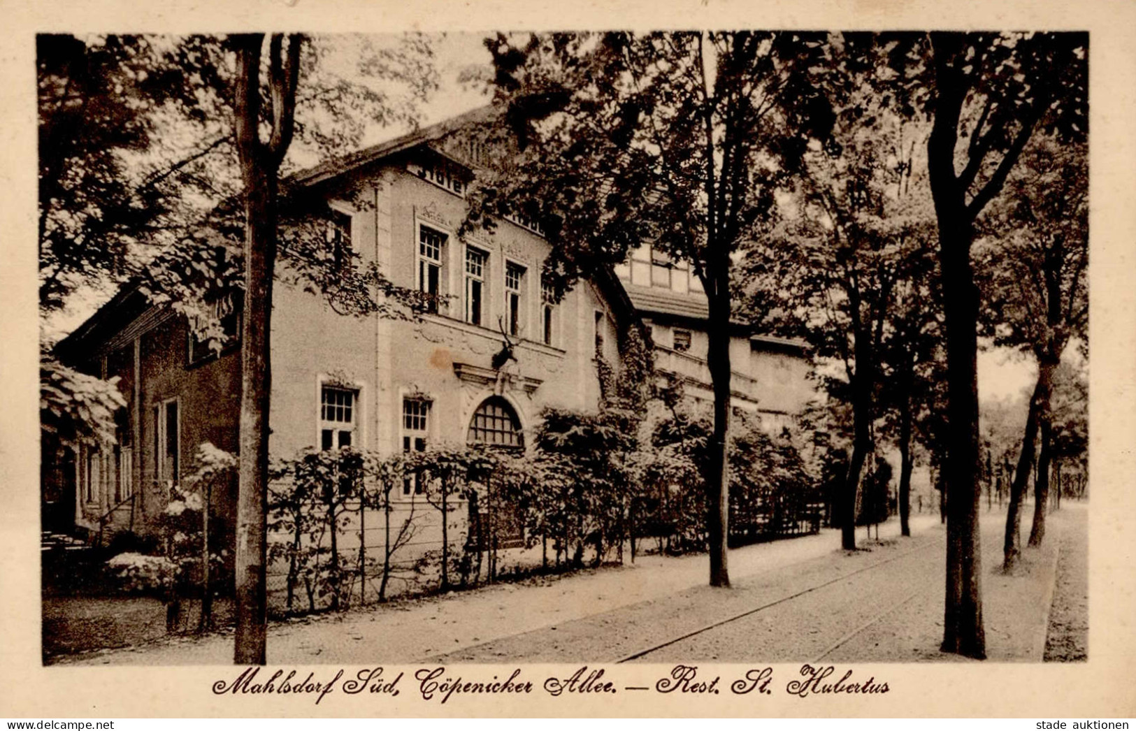 Berlin Mahlsdorf (1000) Cöpenicker Allee Gasthaus St. Hubertus I- - Ploetzensee