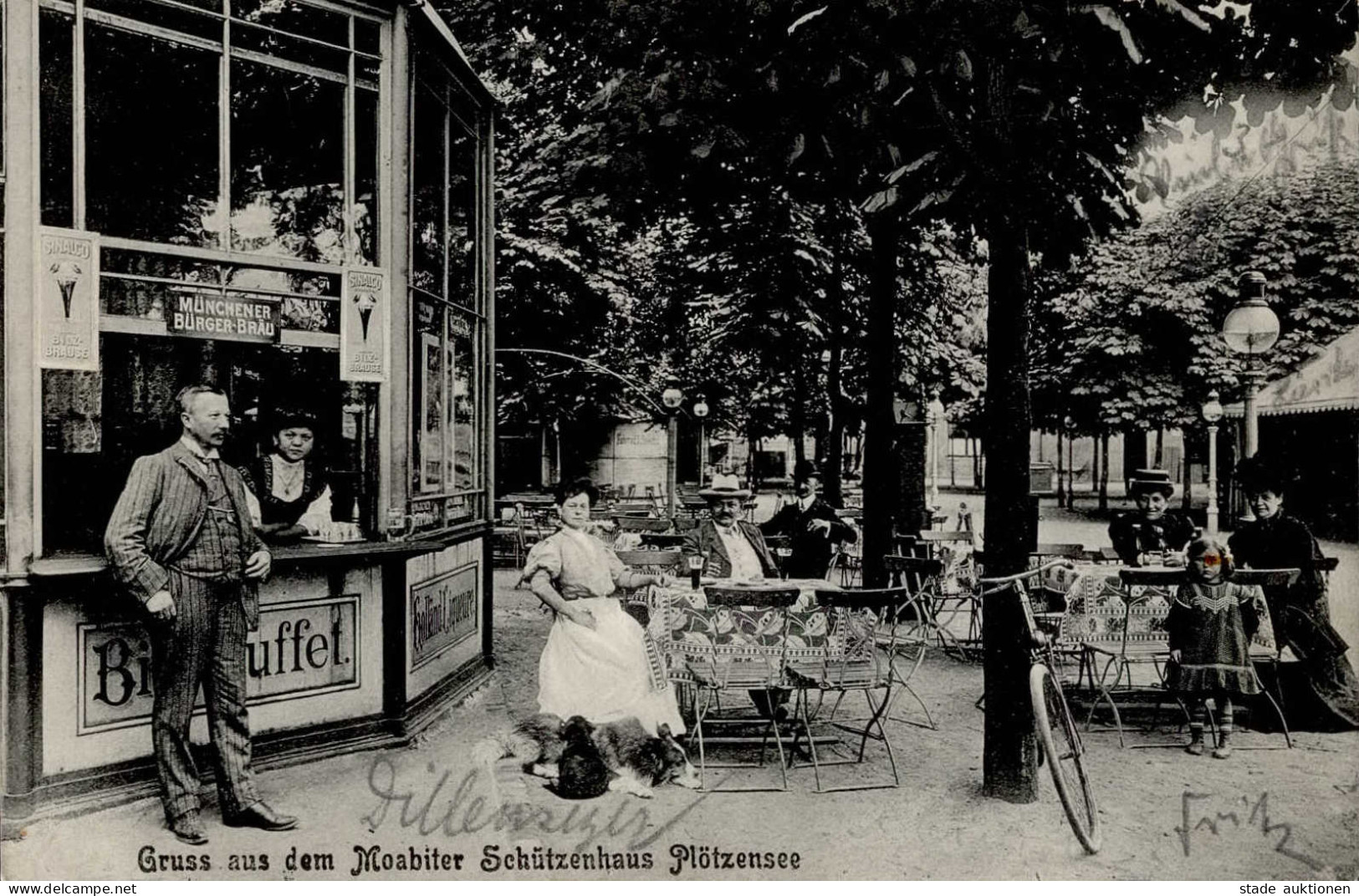 Berlin Moabit (1000) Schützenhaus Plötzensee 1909 I - Ploetzensee