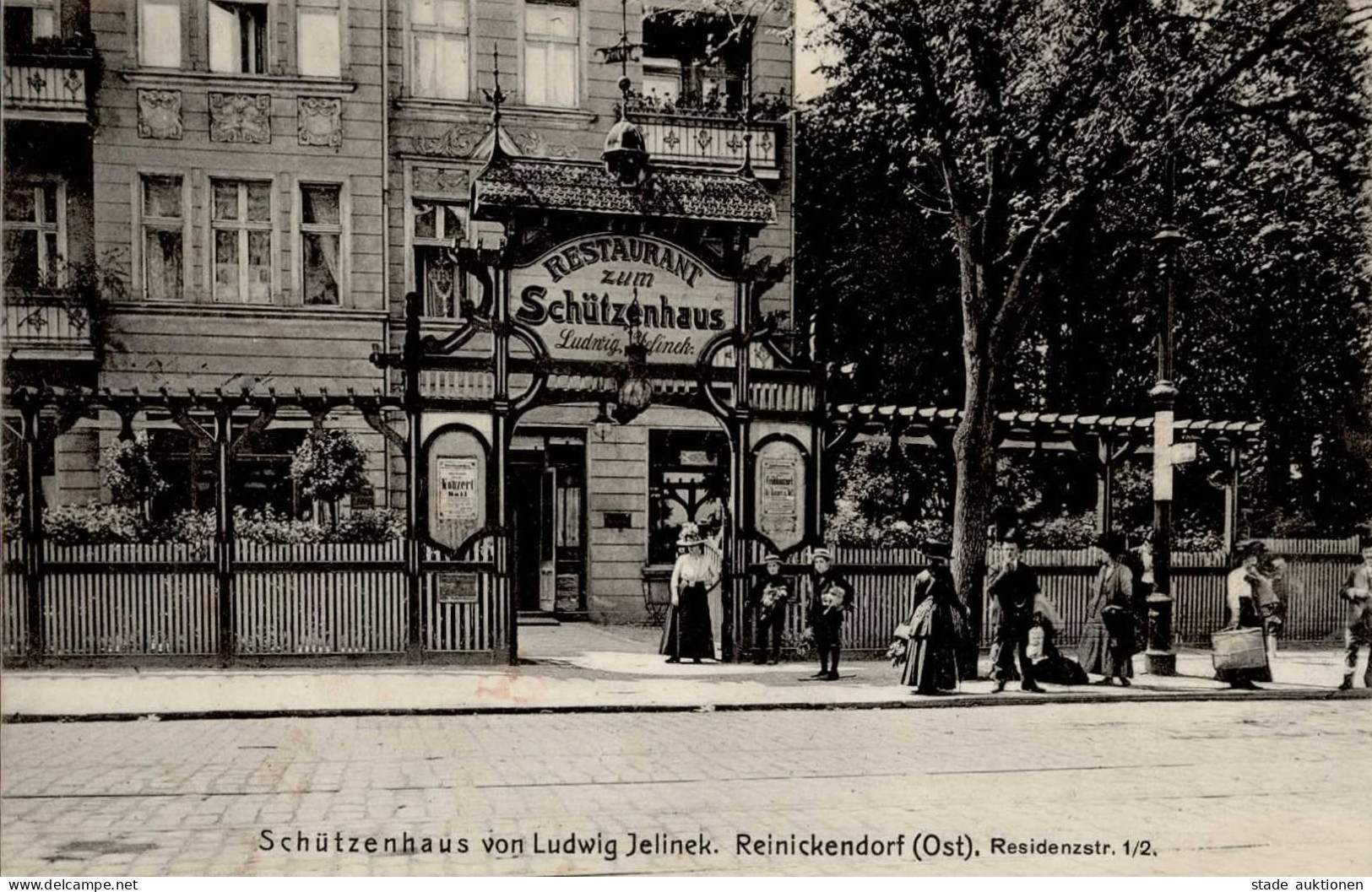 Berlin Reinickendorf (1000) Gasthaus Zum Schützenhaus Residenzstrasse I - Ploetzensee