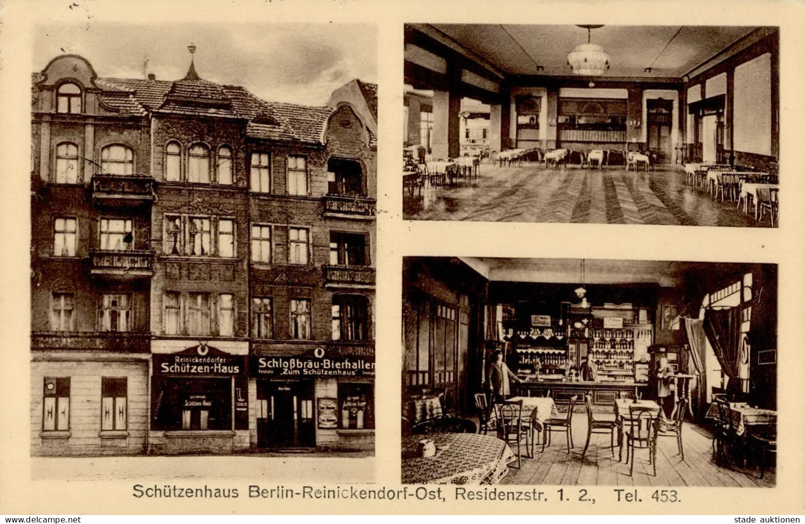 Berlin Reinickendorf (1000) Gasthaus Zum Schützenhaus Residenzstrasse I- - Ploetzensee