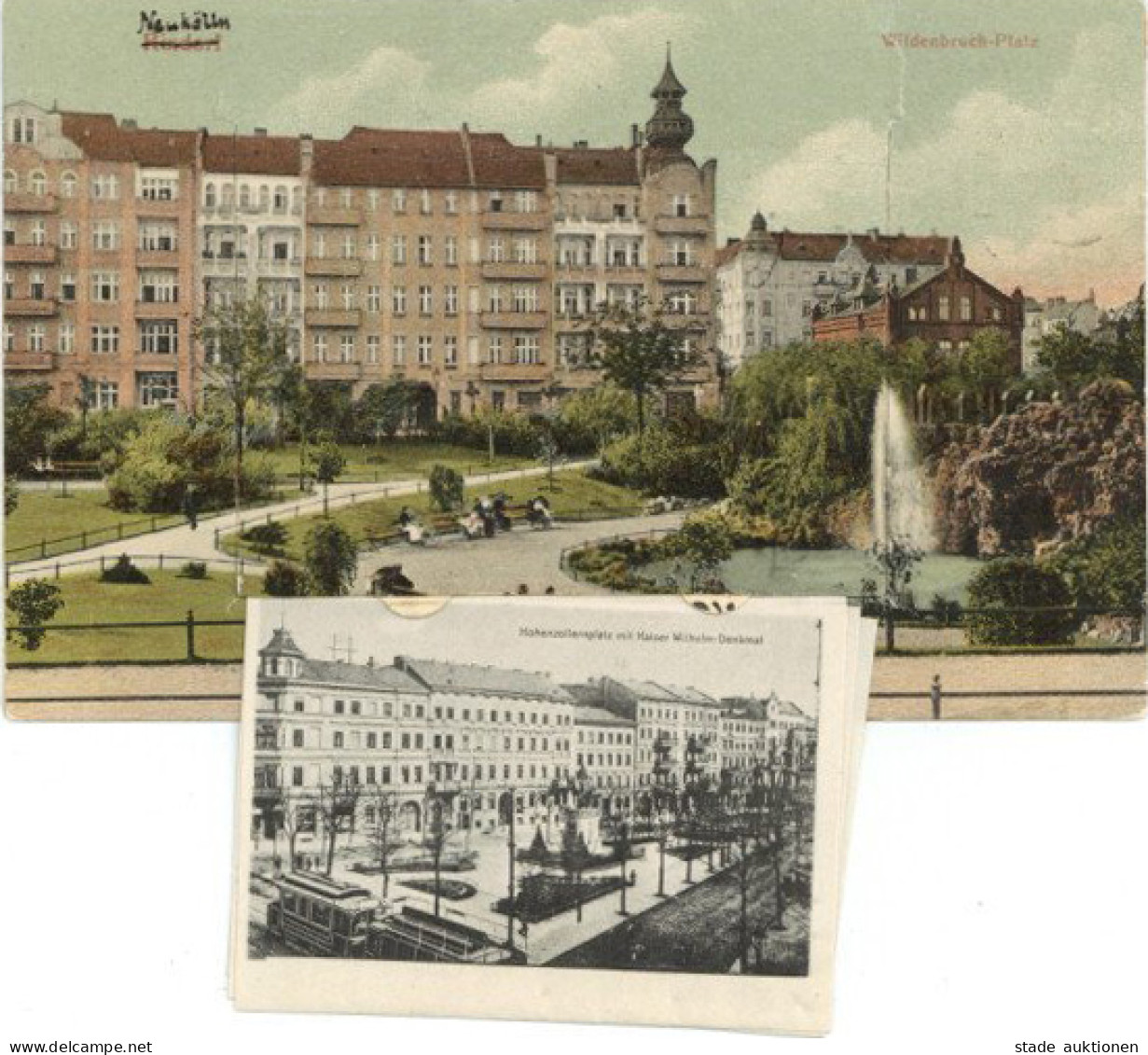 Berlin Rixdorf (1000) Mit Leporello 1912 I-II - Plötzensee
