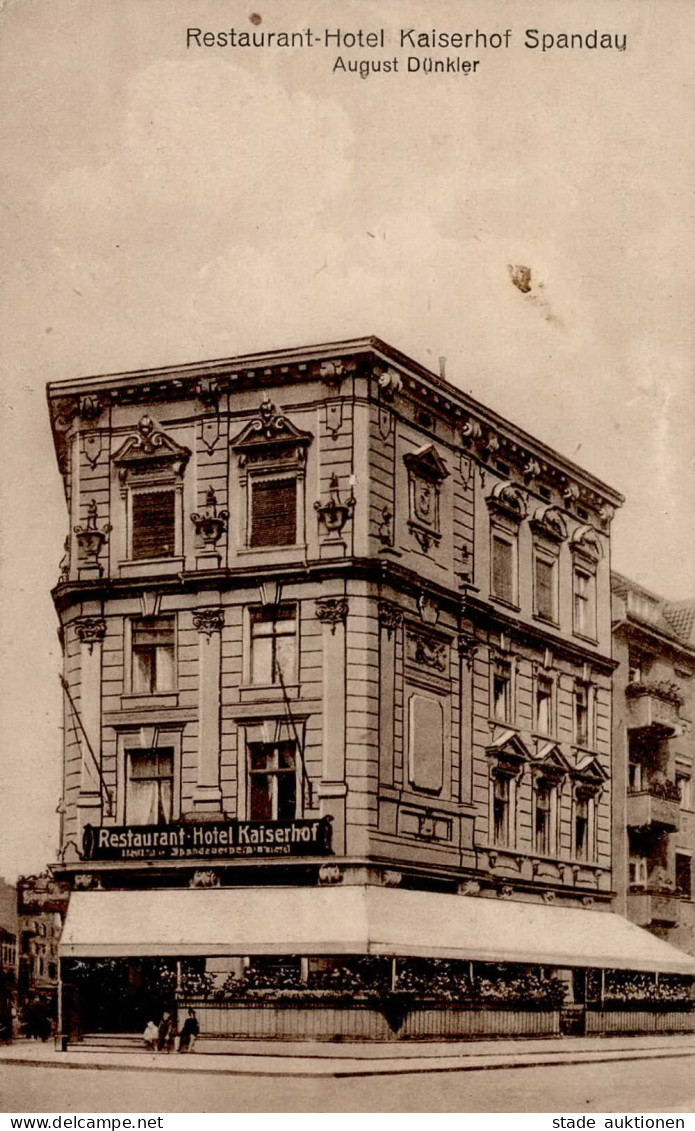 Berlin Spandau (1000) Gasthaus Kaiserhof II (Stauchung) - Ploetzensee