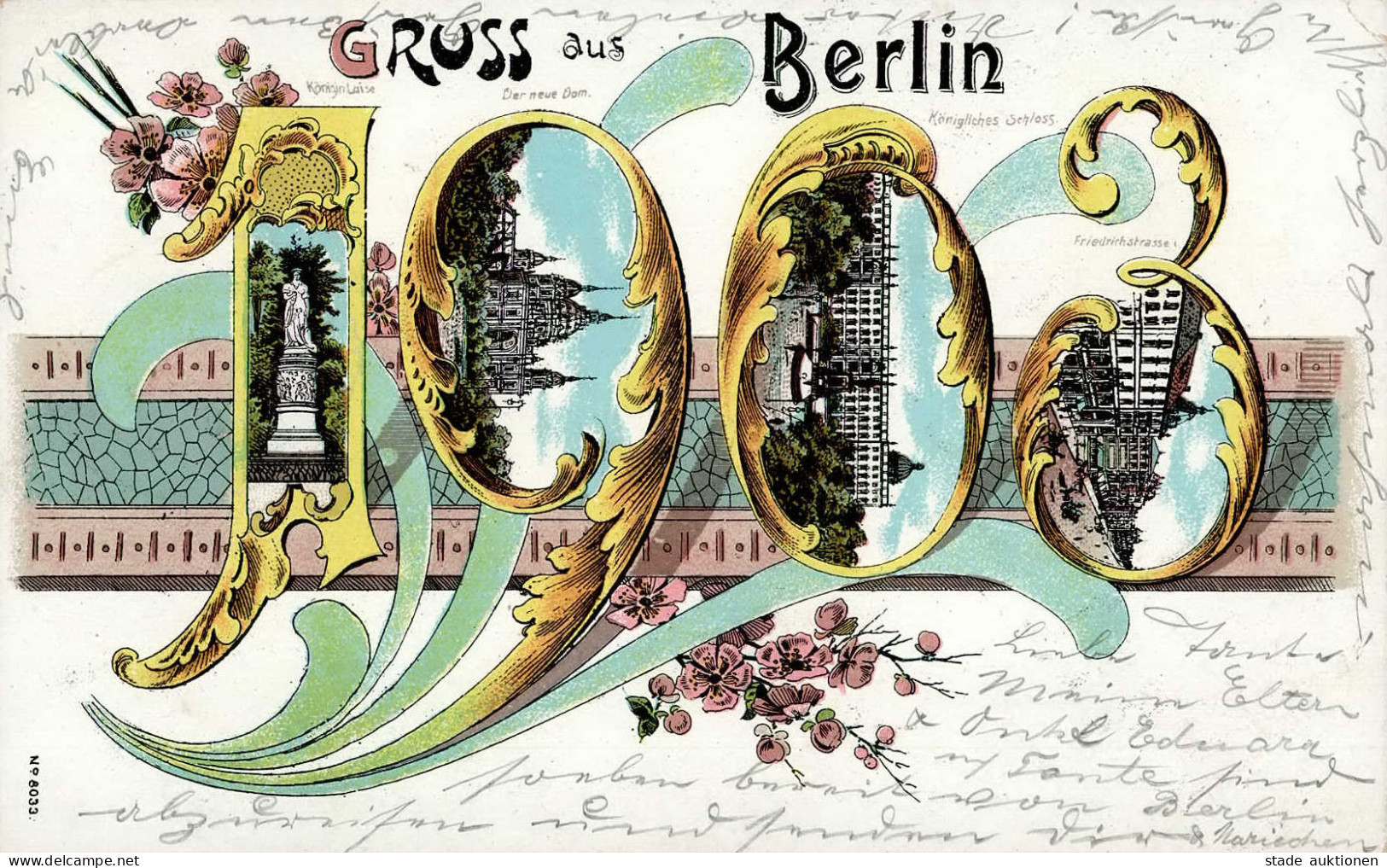 Berlin (1000) Gruss Aus Berlin 1903 I-II Montagnes - Ploetzensee