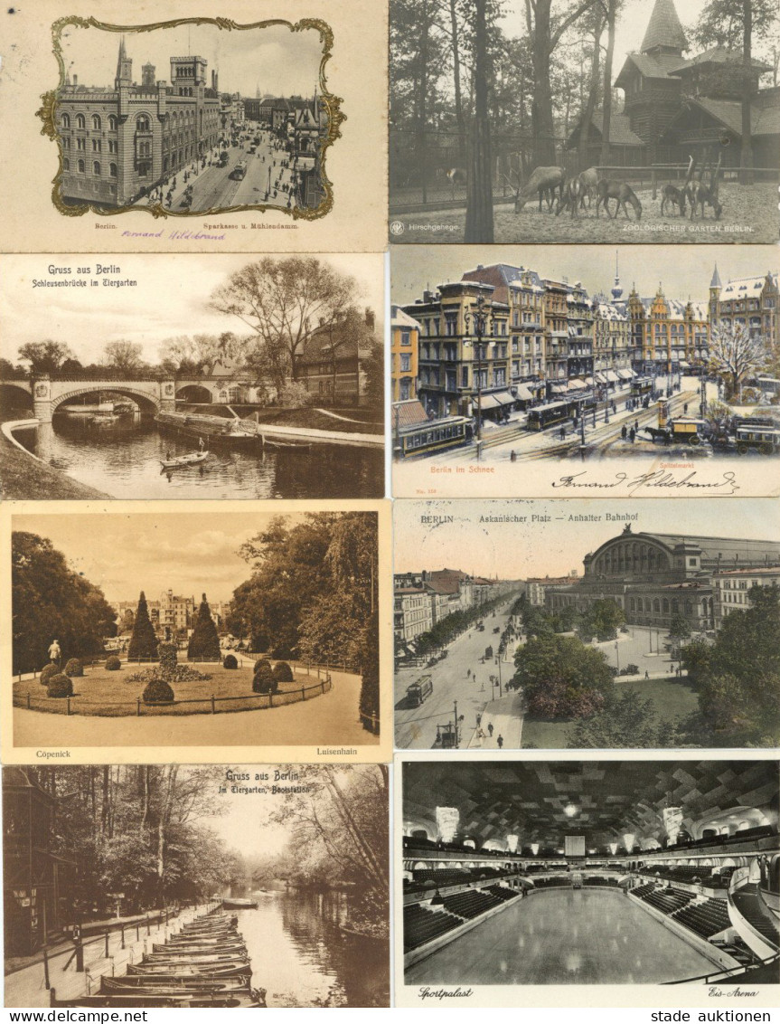 Berlin (1000) Lot Mit 140 Ansichtskarten Vor 1945 Einfache Ware - Plötzensee