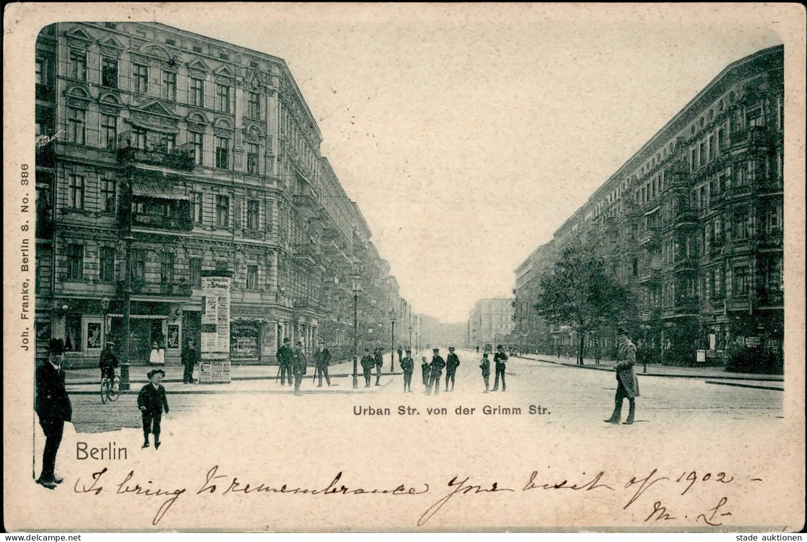 Berlin (1000) Urban Strasse Litfaßsäule 1904 I-II - Ploetzensee