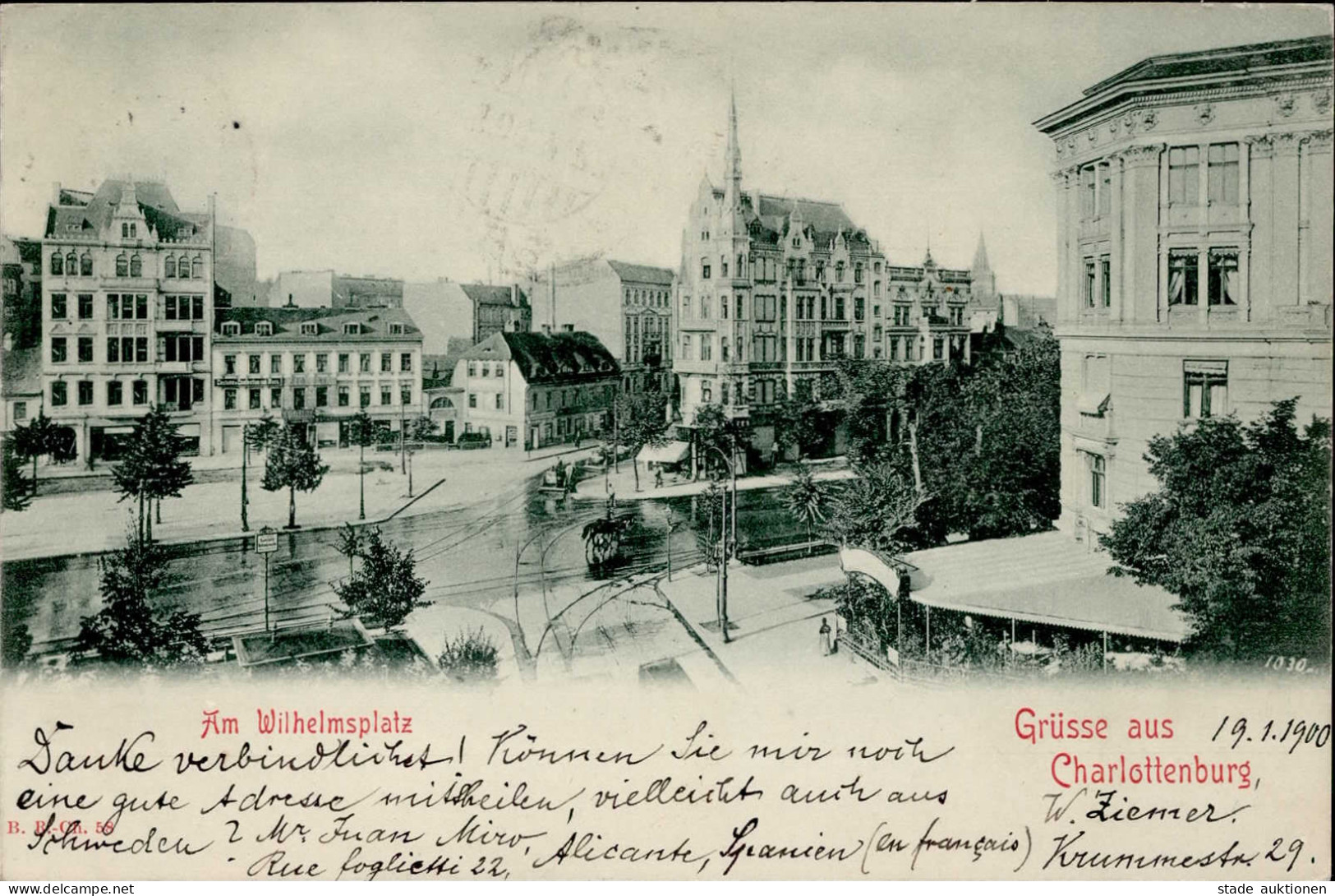 Berlin Charlottenburg (1000) 1900 I - Plötzensee