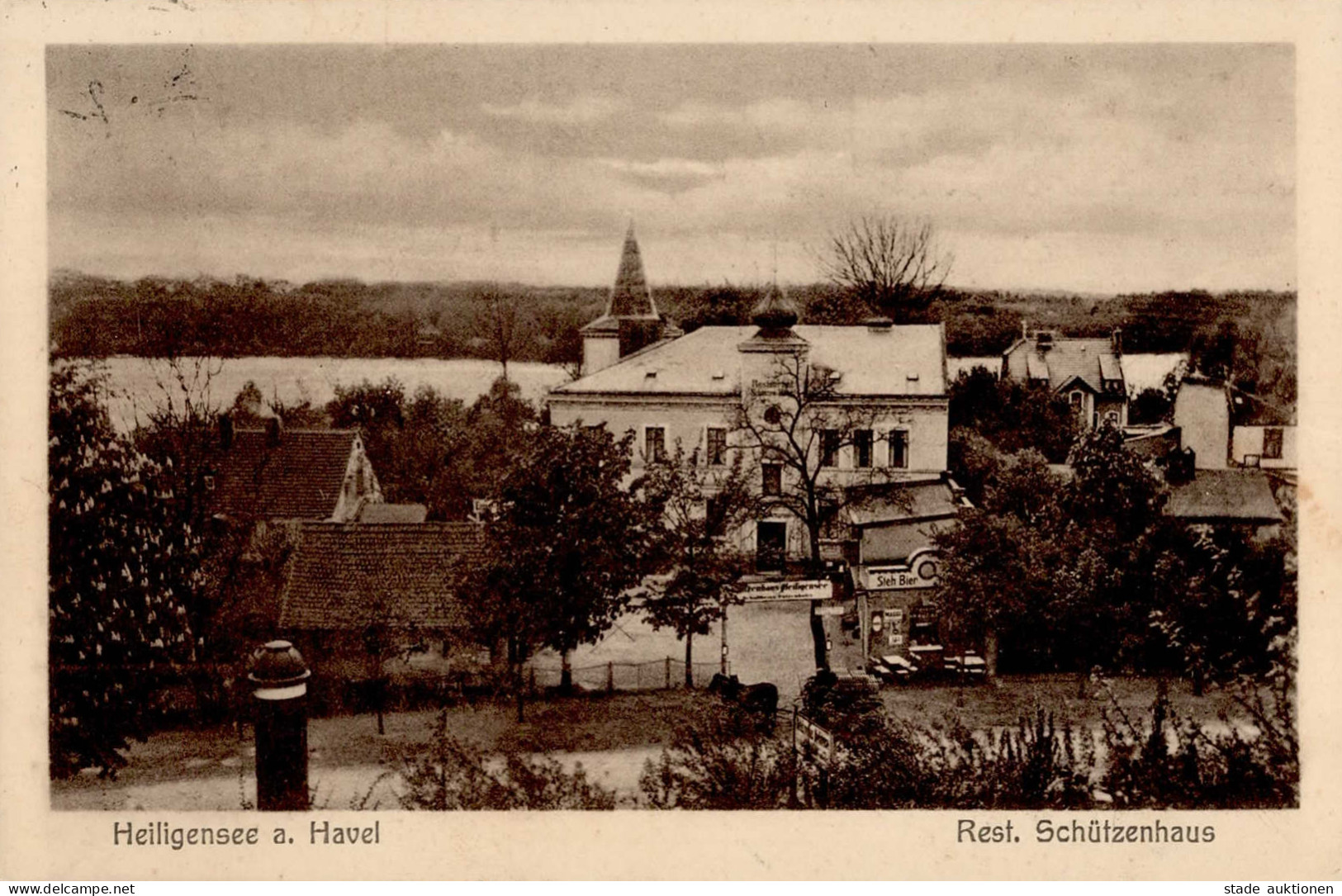 Berlin Heiligensee (1000) Gasthaus Zum Schützenhaus I- - Plötzensee