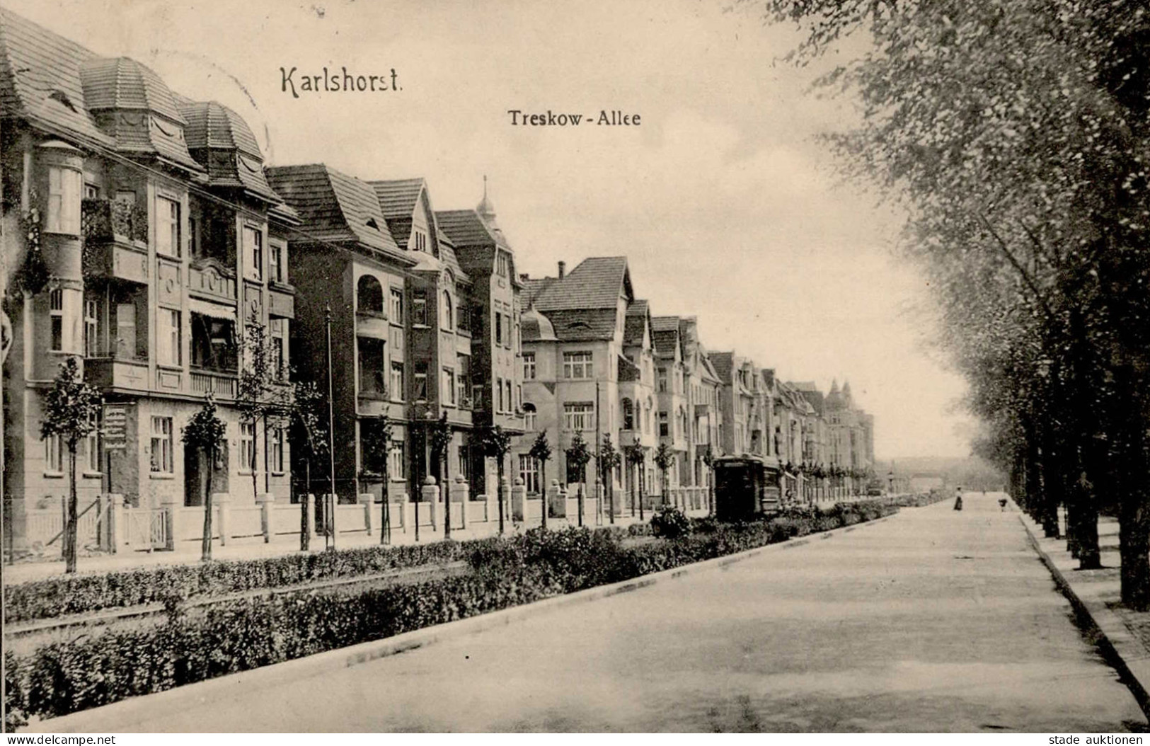 Berlin Karlshorst (1000) Treskow-Allee 1911 I-II (Stempeldurchdruck) - Ploetzensee