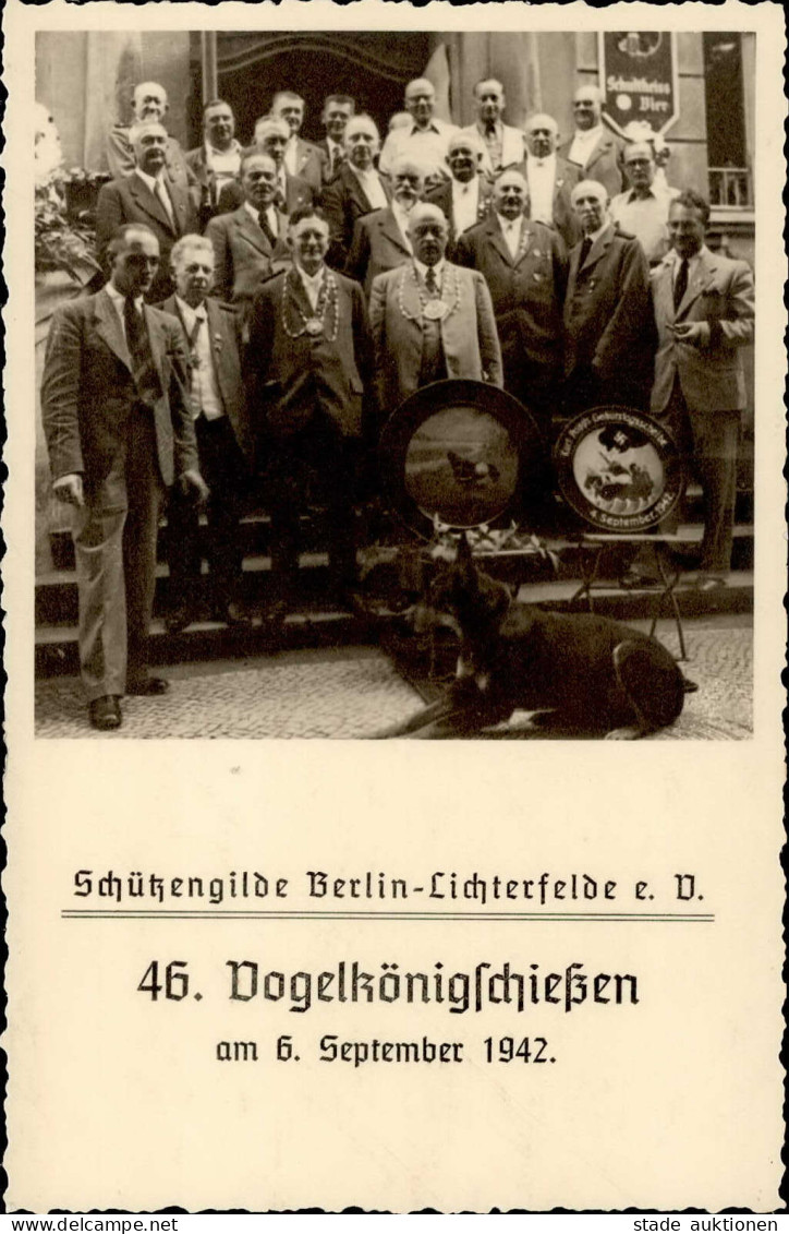 Berlin Lichterfelde (1000) 46. Vogelkönigschiessen 6. September 1942 I - Ploetzensee