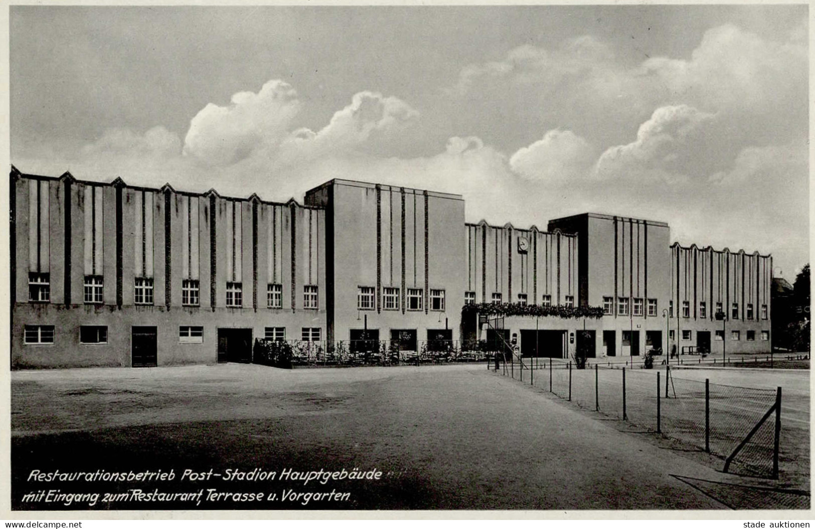 Berlin Mitte (1000) Post-Stadion Restaurationsbetrieb I-II (RS Abschürfungen) - Plötzensee