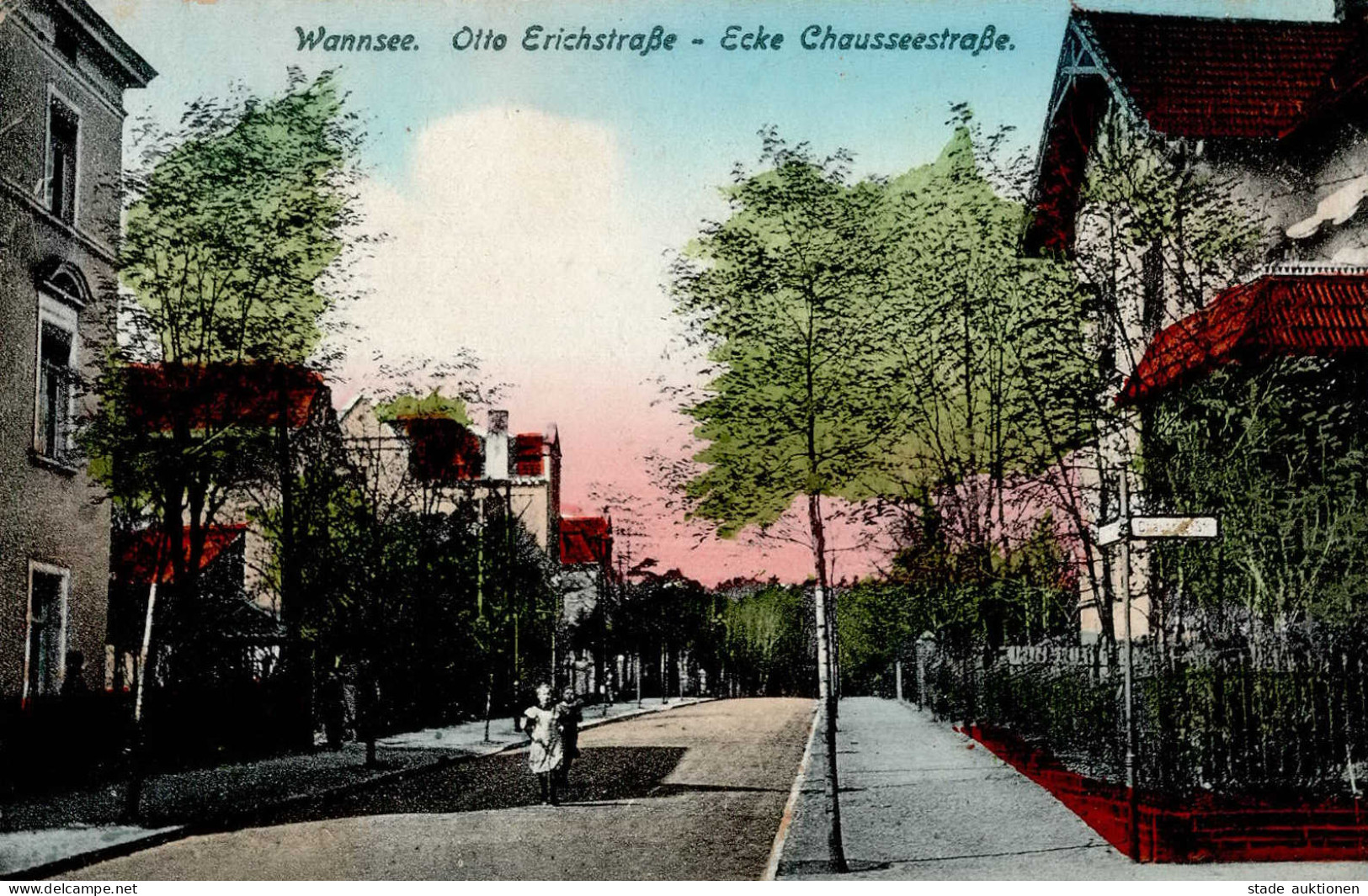 Berlin Wannsee (1000) Otto Erichstrasse Chausseestrasse I-II - Ploetzensee