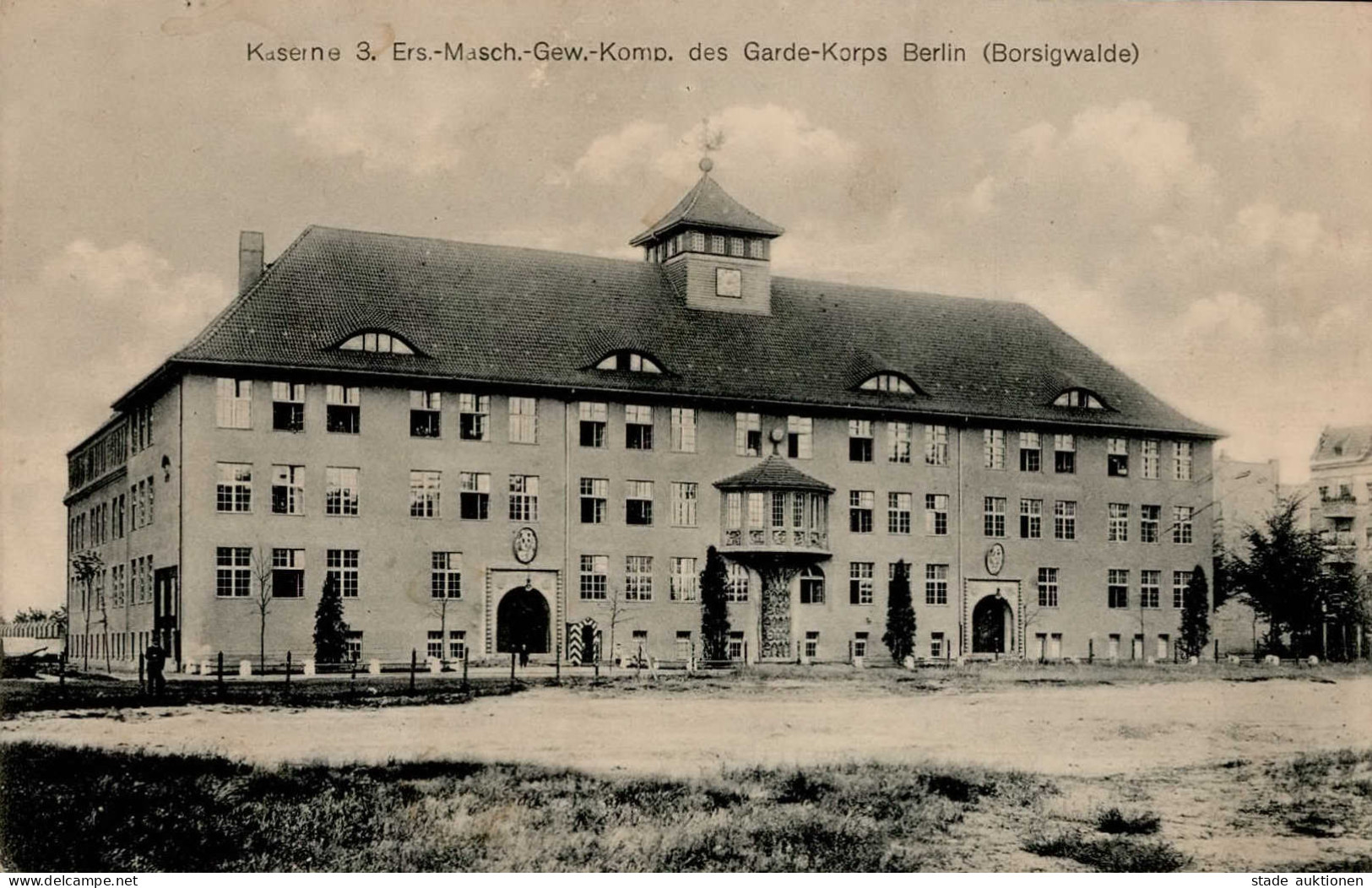 Borsigwalde (1000) Kaserne 3. Ers.-Masch-Gew.-Kompanie Des Garde-Korps 1917 I- - Plötzensee