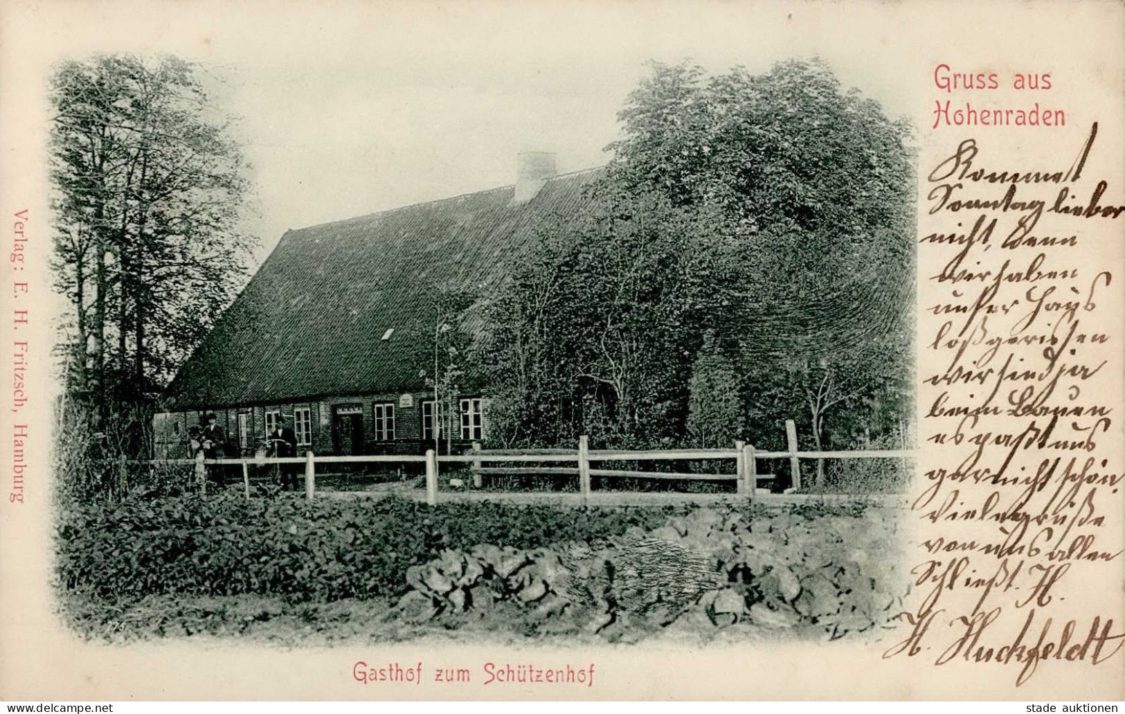 Borstel-Hohenraden (2081) Schützenhaus 1900 I- - Sonstige & Ohne Zuordnung
