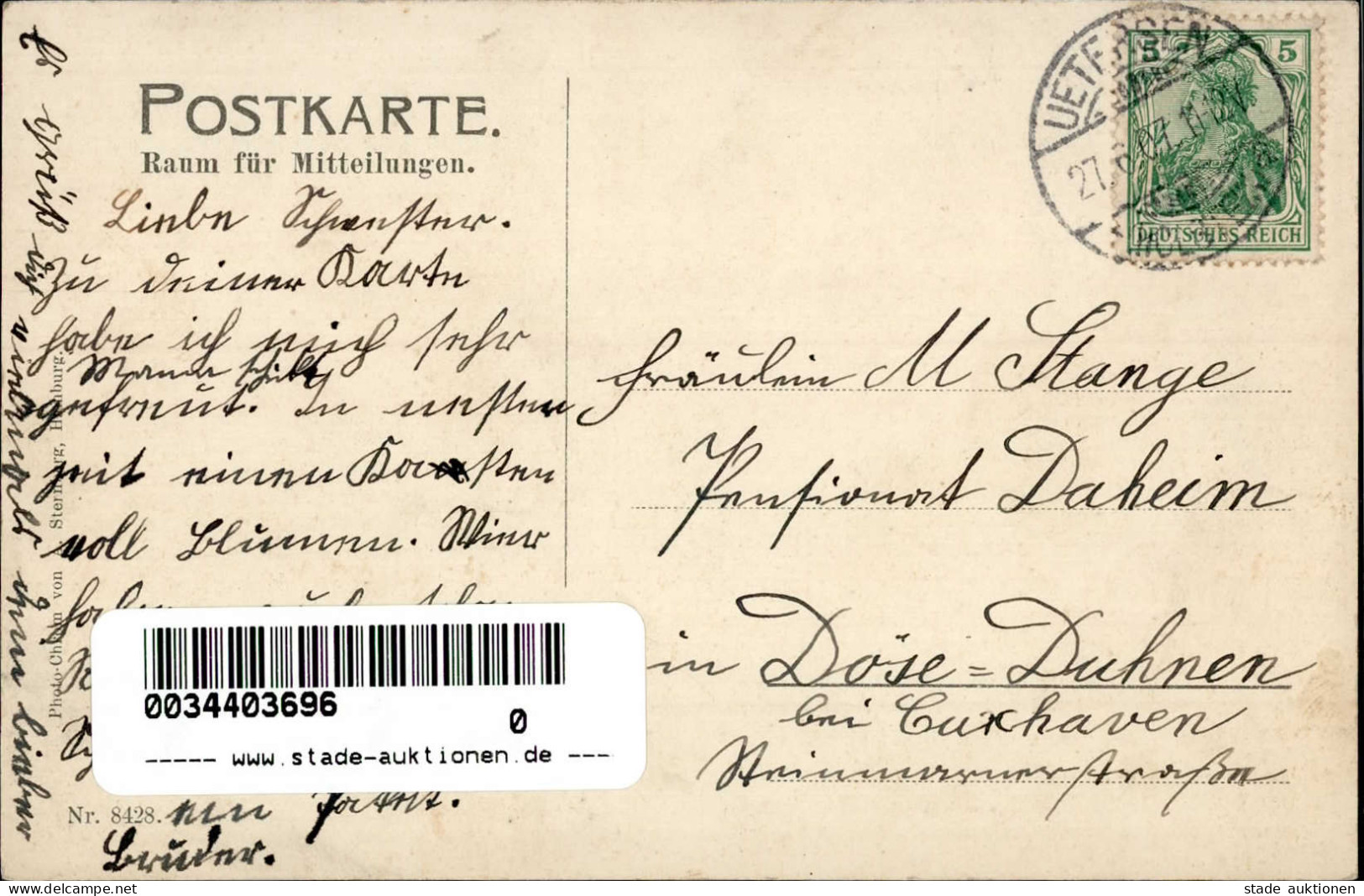 Uetersen (2082) Königliches Seminarium 1907 I - Autres & Non Classés