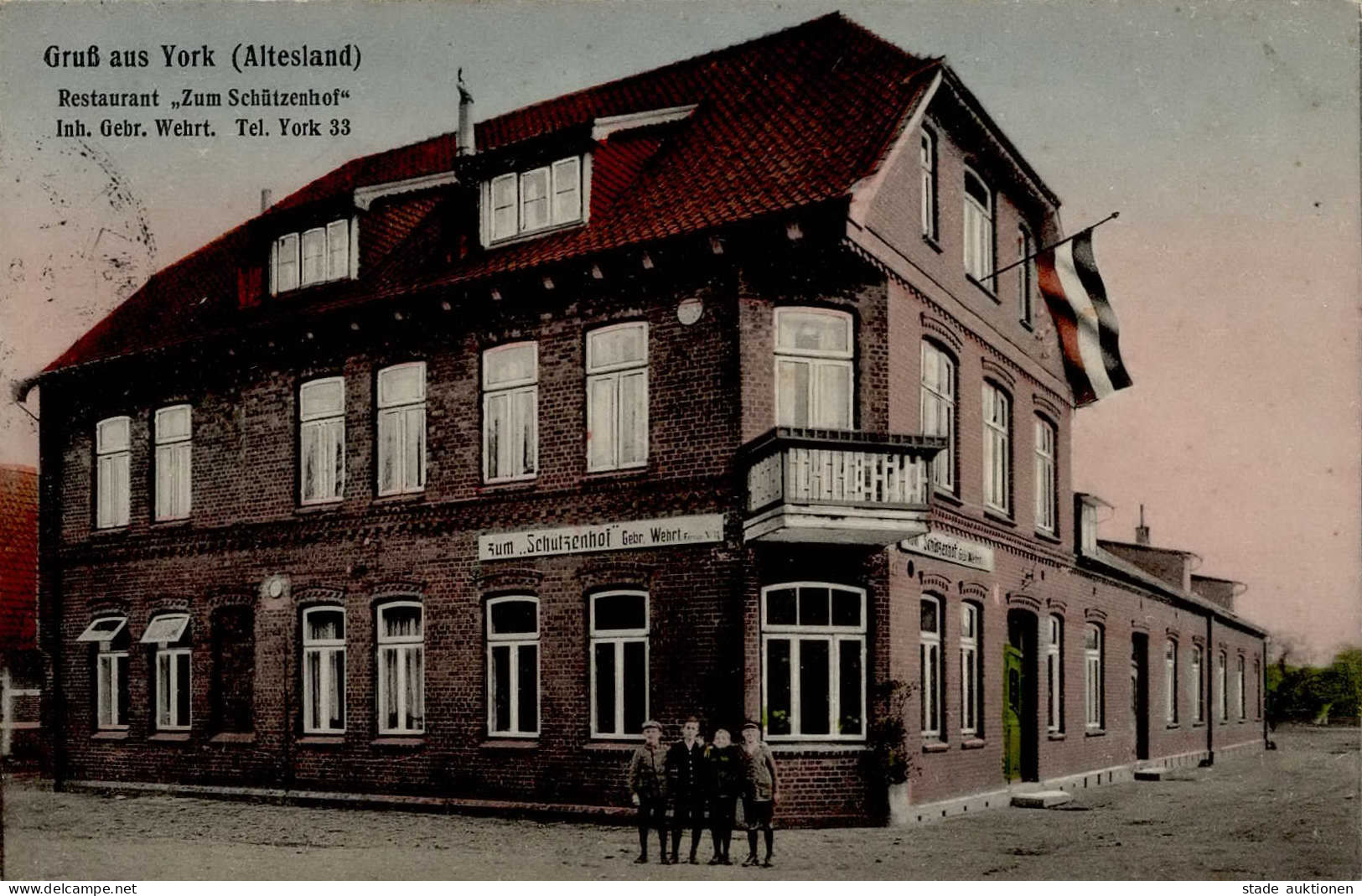 Jork (2155) Gasthaus Zum Schützenhof I-II - Other & Unclassified