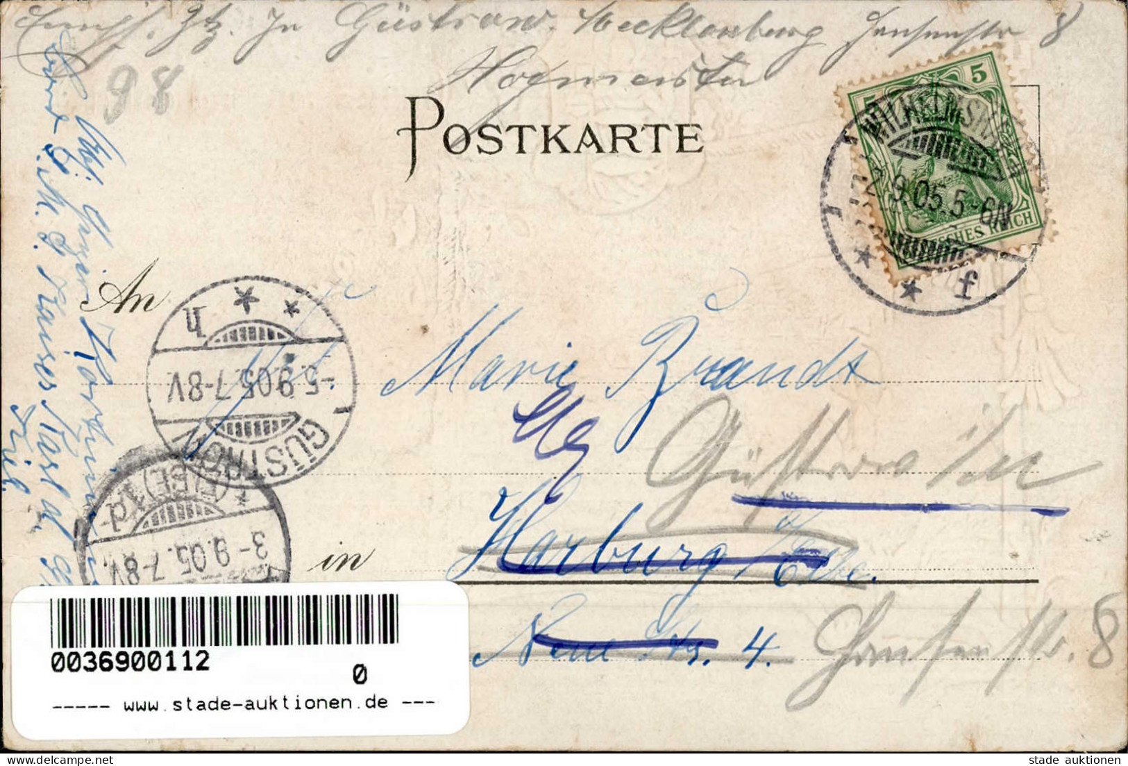 Helgoland (2192)1905 I-II (Randmangel, Ecken Abgestossen) - Other & Unclassified
