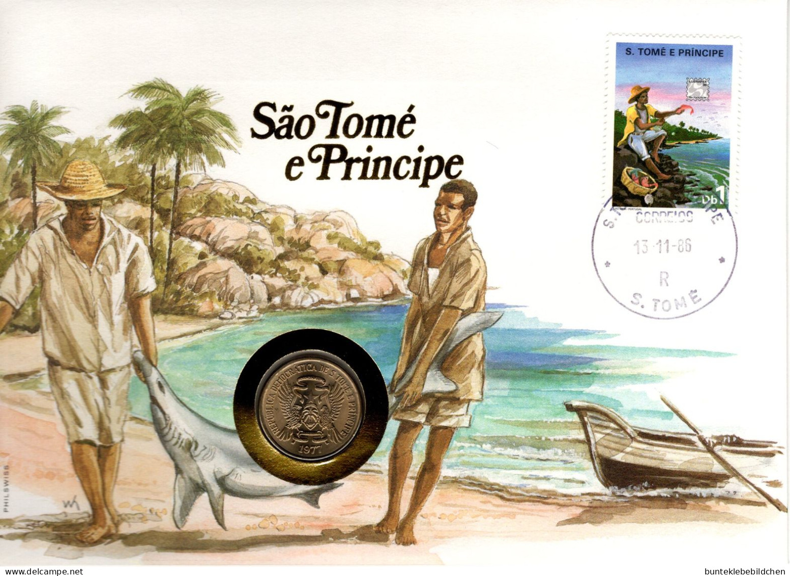 Numisbrief - St. Thomas Und Prinzeninsel - Other & Unclassified