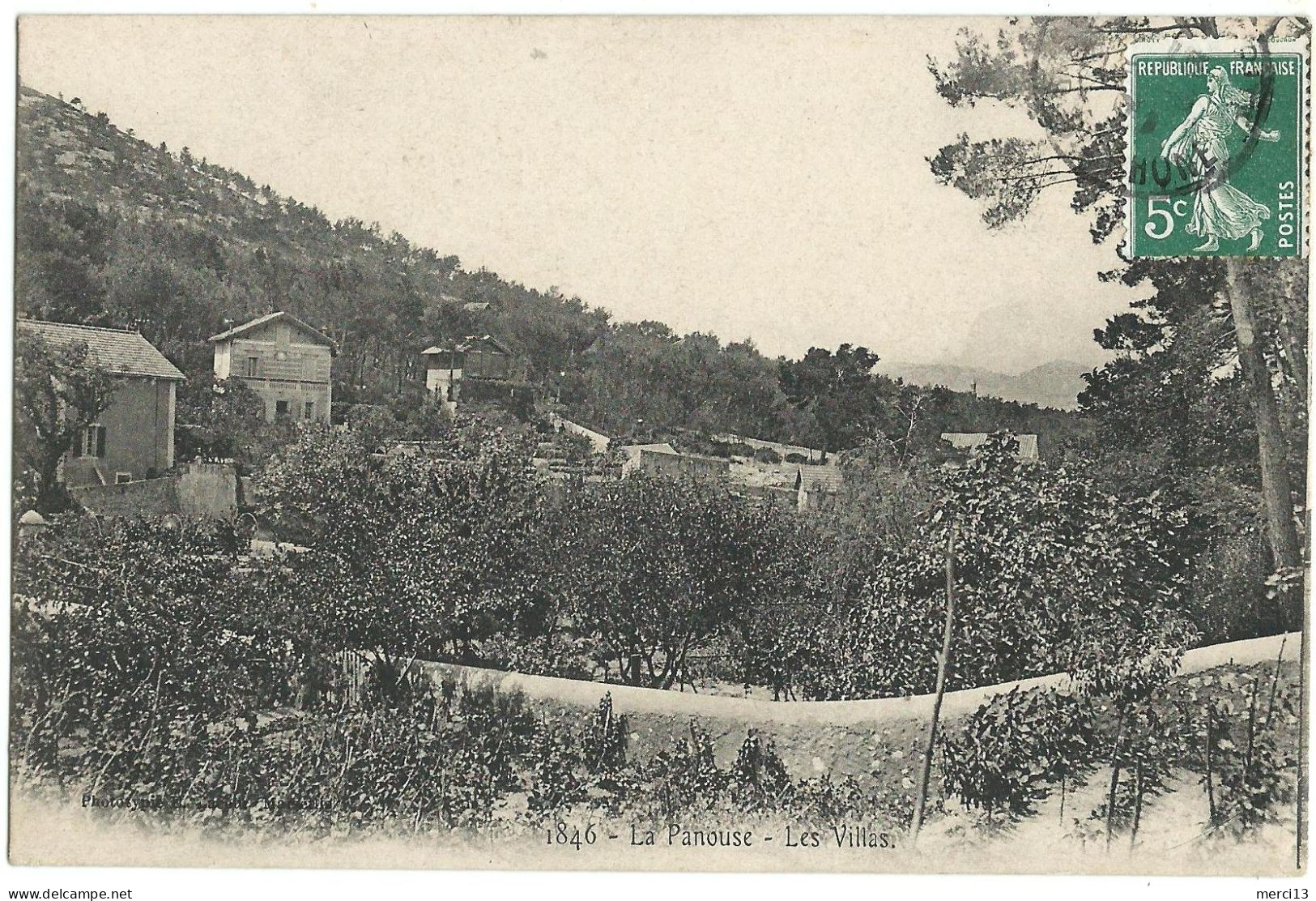 LA PANOUSE (13) – Les Villas. Editeur Lacour, N° 1846. - Quartiers Sud, Mazargues, Bonneveine, Pointe Rouge, Calanques