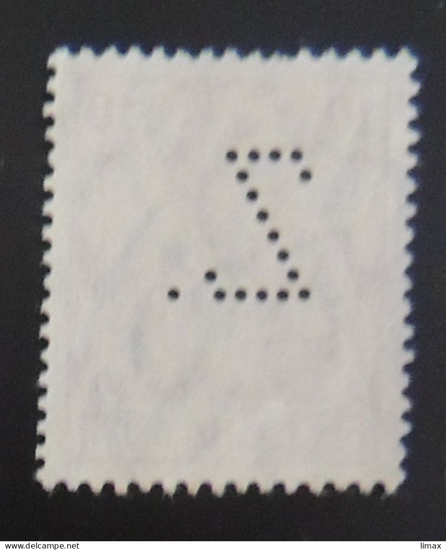 Perfin Firmenlochung - Z. - Zornhoff Bei Zaber Elsässische Werkzeugfabrik Zornhoff, Vorm. Goldenberg & Cie. - Used Stamps