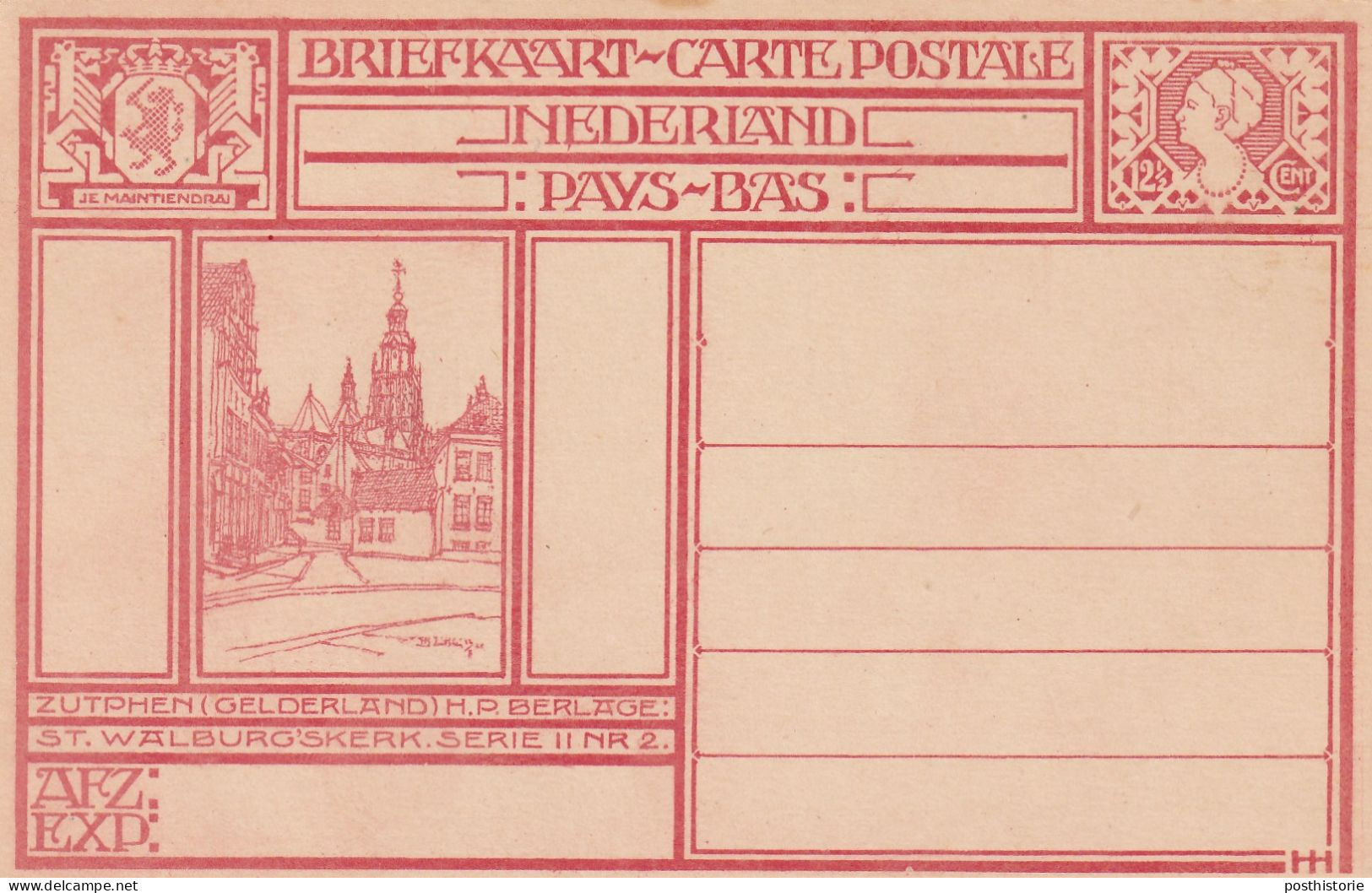 11 ongebruikte geillustreerde briefkaarten 1924  Geuzendam 199