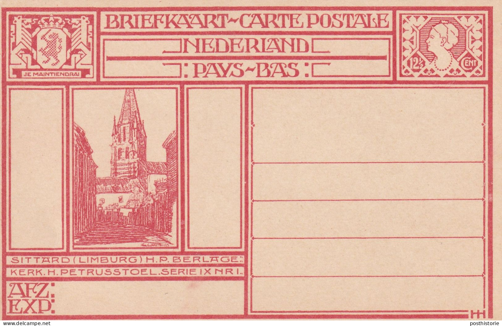 11 ongebruikte geillustreerde briefkaarten 1924  Geuzendam 199