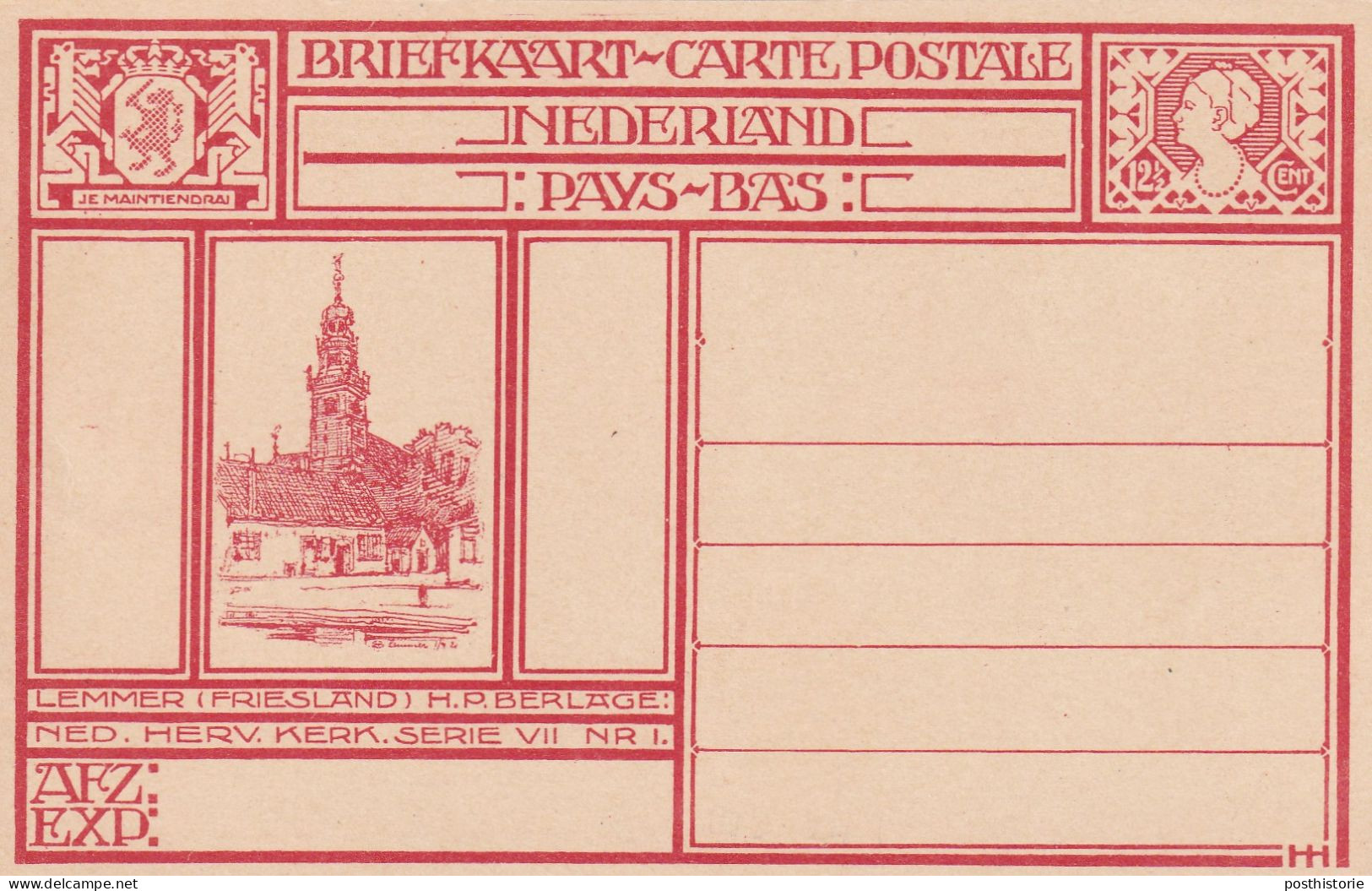 11 ongebruikte geillustreerde briefkaarten 1924  Geuzendam 199