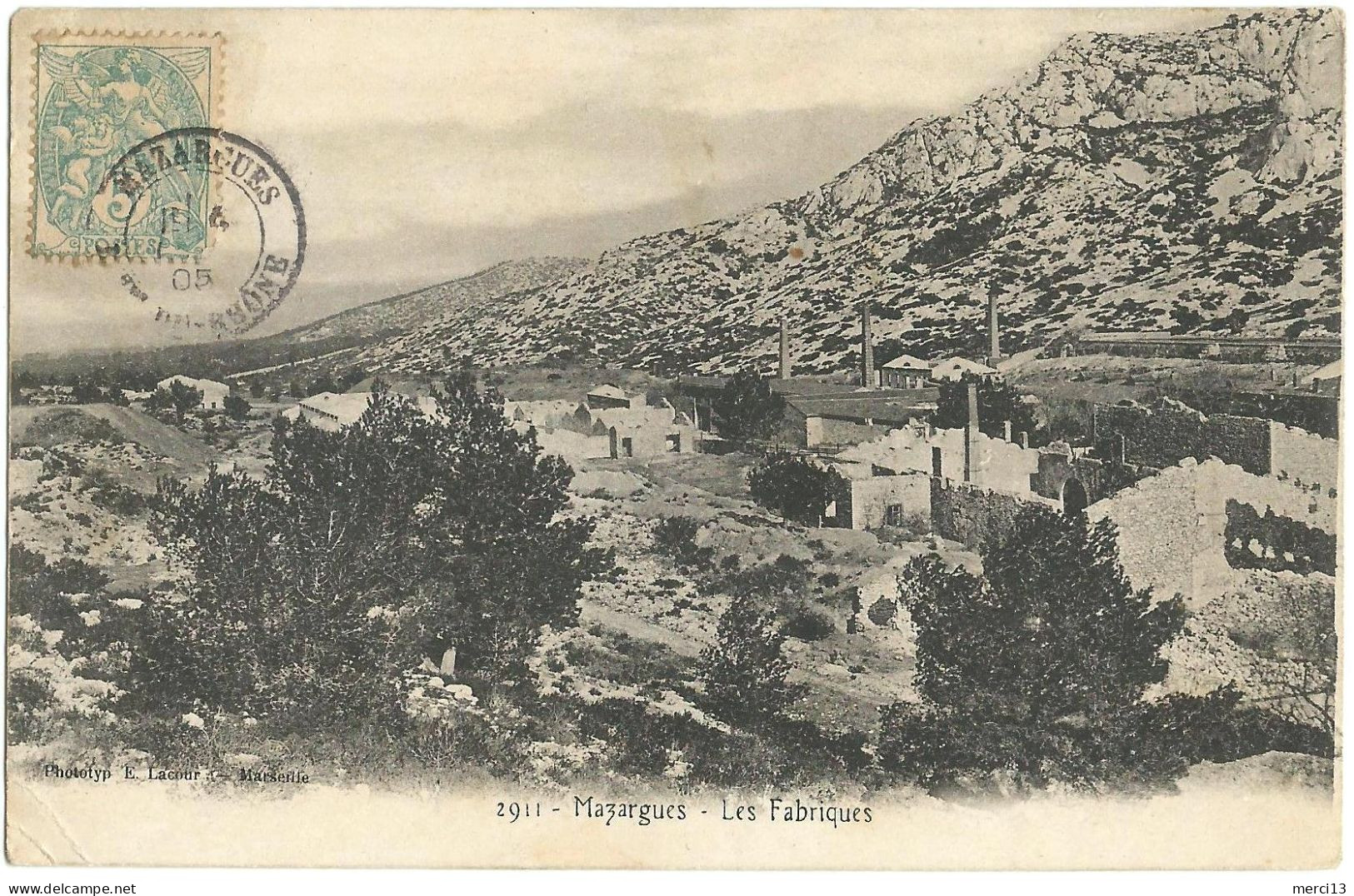 MAZARGUES (13) – Les Fabriques. Editeur Lacour, N° 2911. - Quartiers Sud, Mazargues, Bonneveine, Pointe Rouge, Calanques