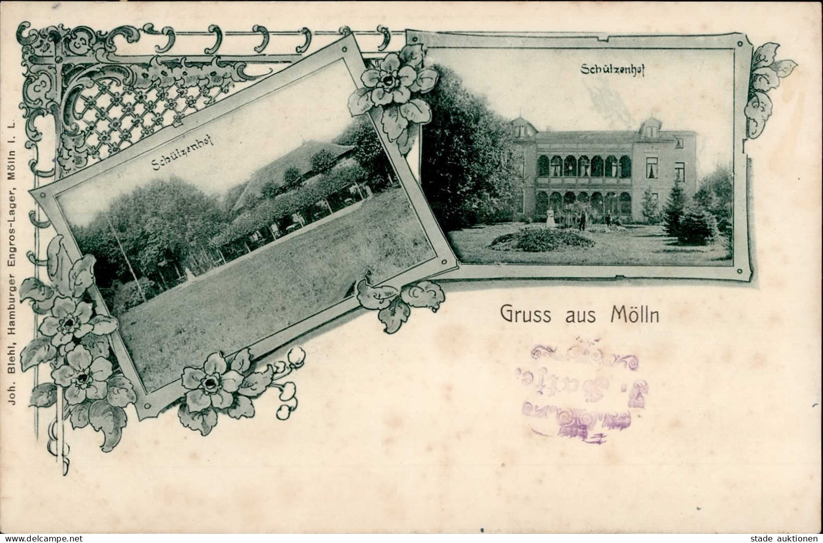 Mölln (2410) Gasthaus Zum Schützenhof 1902 I-II - Autres & Non Classés