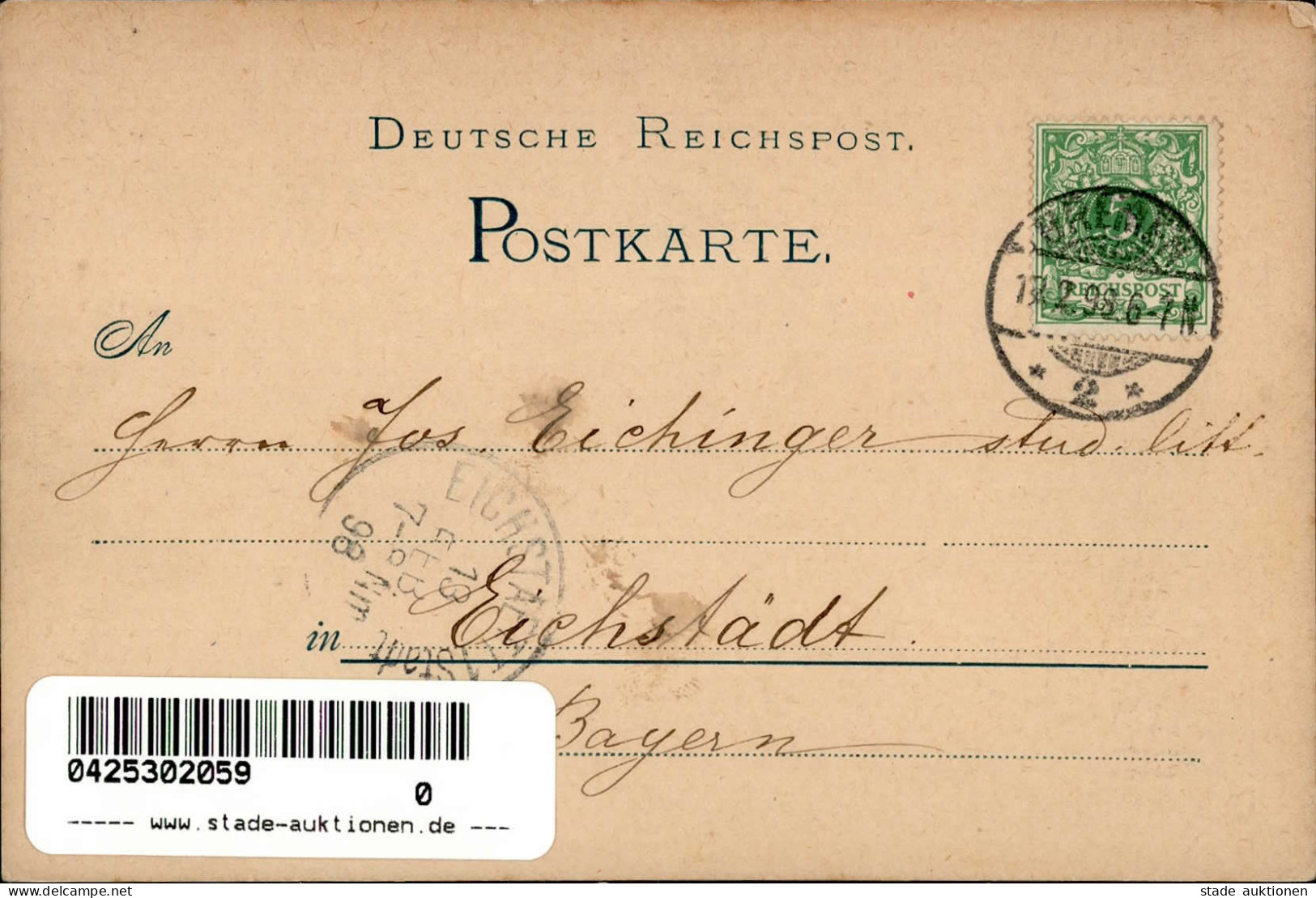Bremen (2800) Postamt 1898 I-II - Other & Unclassified