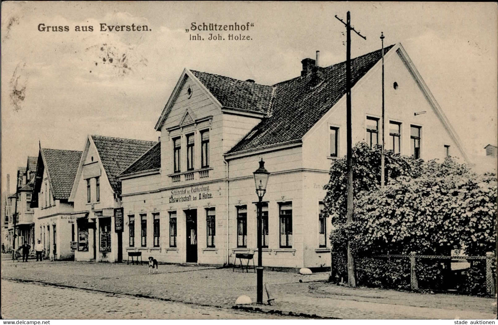 Eversten (2900) Gasthaus Zum Schützenhof 191 I-II - Other & Unclassified