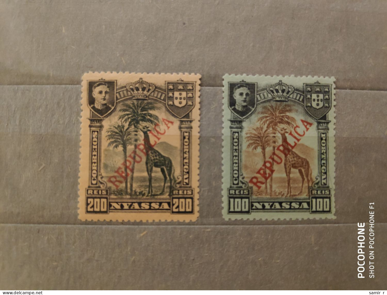 1921	Nyassa	Giraffes  (F94) - Africa (Other)