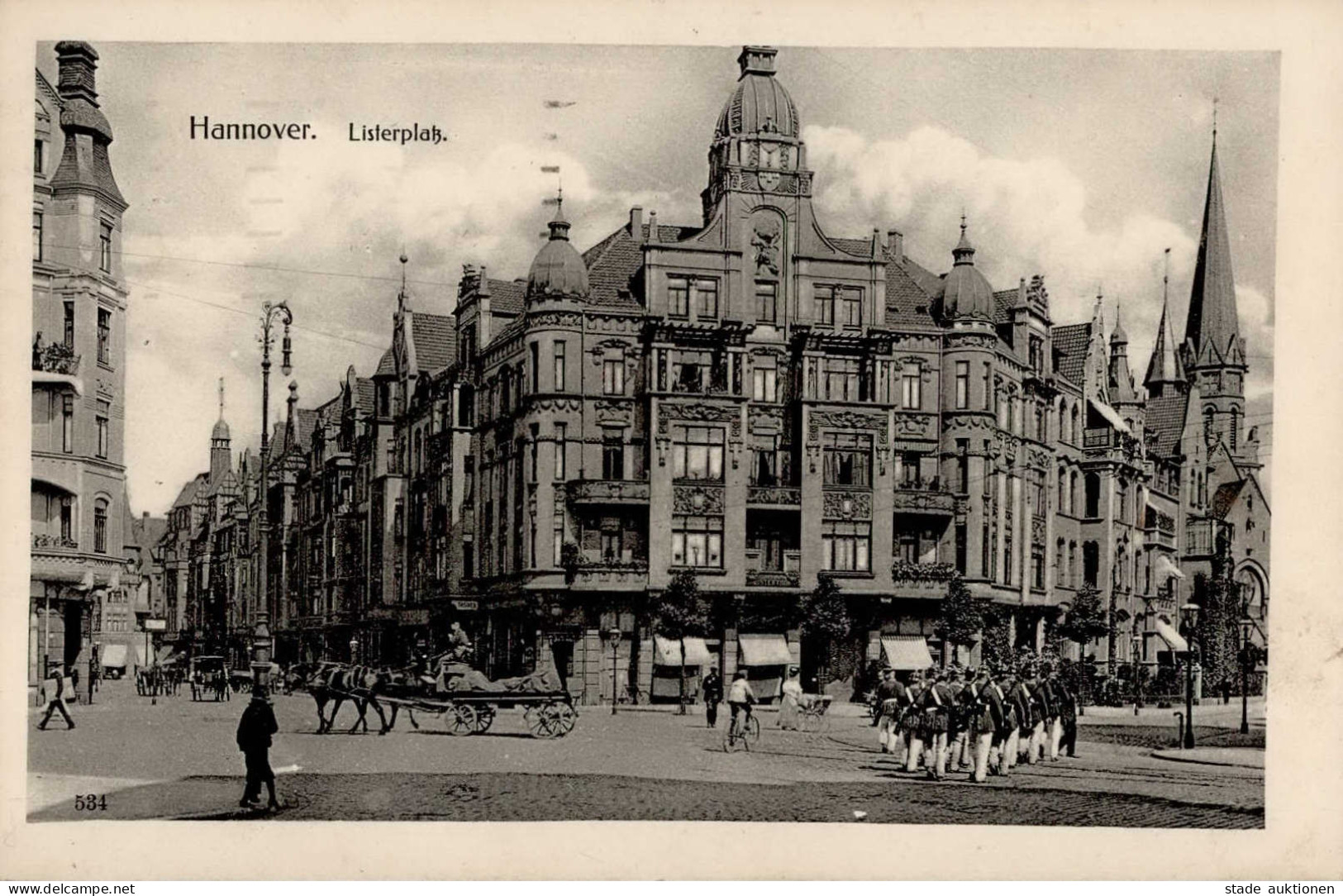 Hannover (3000) Listerplatz 1916 I-II - Otros & Sin Clasificación