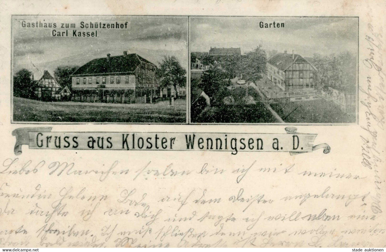 Wennigsen (3015) Gasthaus Zum Schützenhof 1904 II (Stauchung) - Other & Unclassified