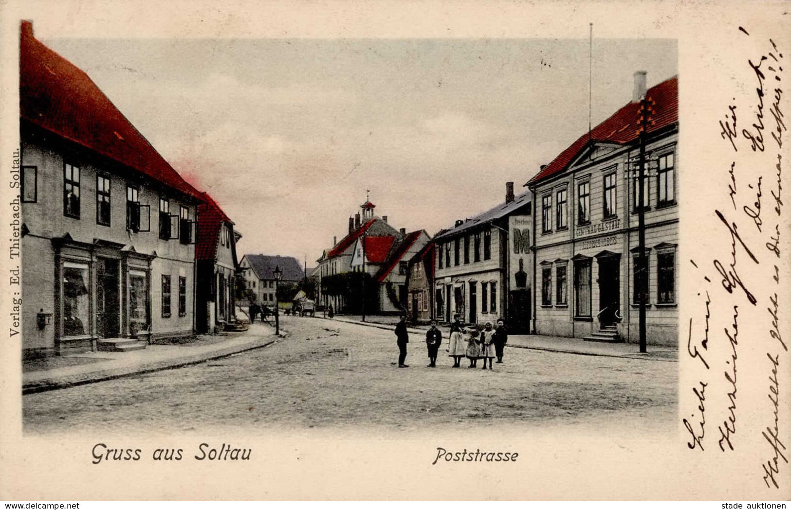 Soltau (3040) Poststrasse 1903 I-II (Stempeldurchdruck) - Other & Unclassified