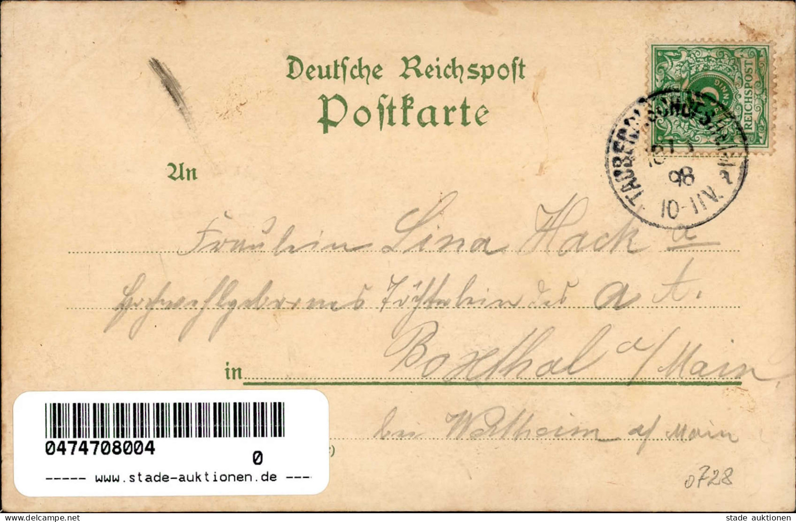 Rehburg-Loccum (3056) Gasthaus Zum Schützenkrug Gasthaus Zum Ratskeller 1898 I-II - Andere & Zonder Classificatie