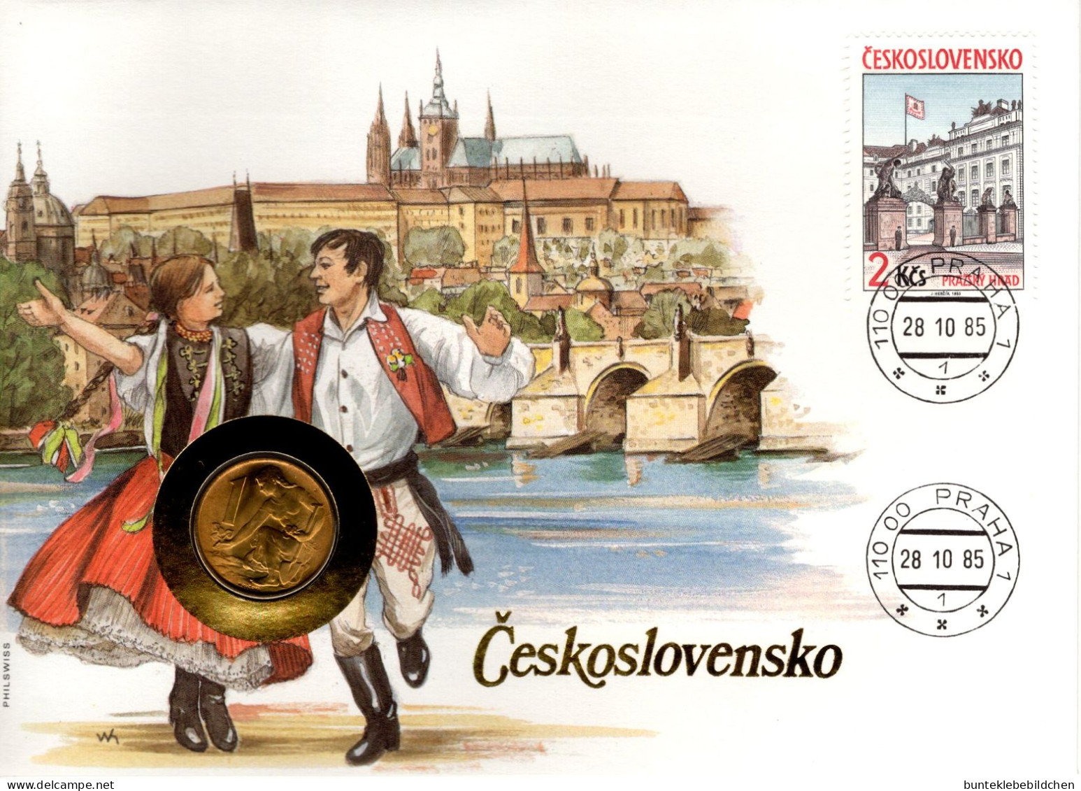 Numisbrief - Tschechoslowakei - Czechoslovakia