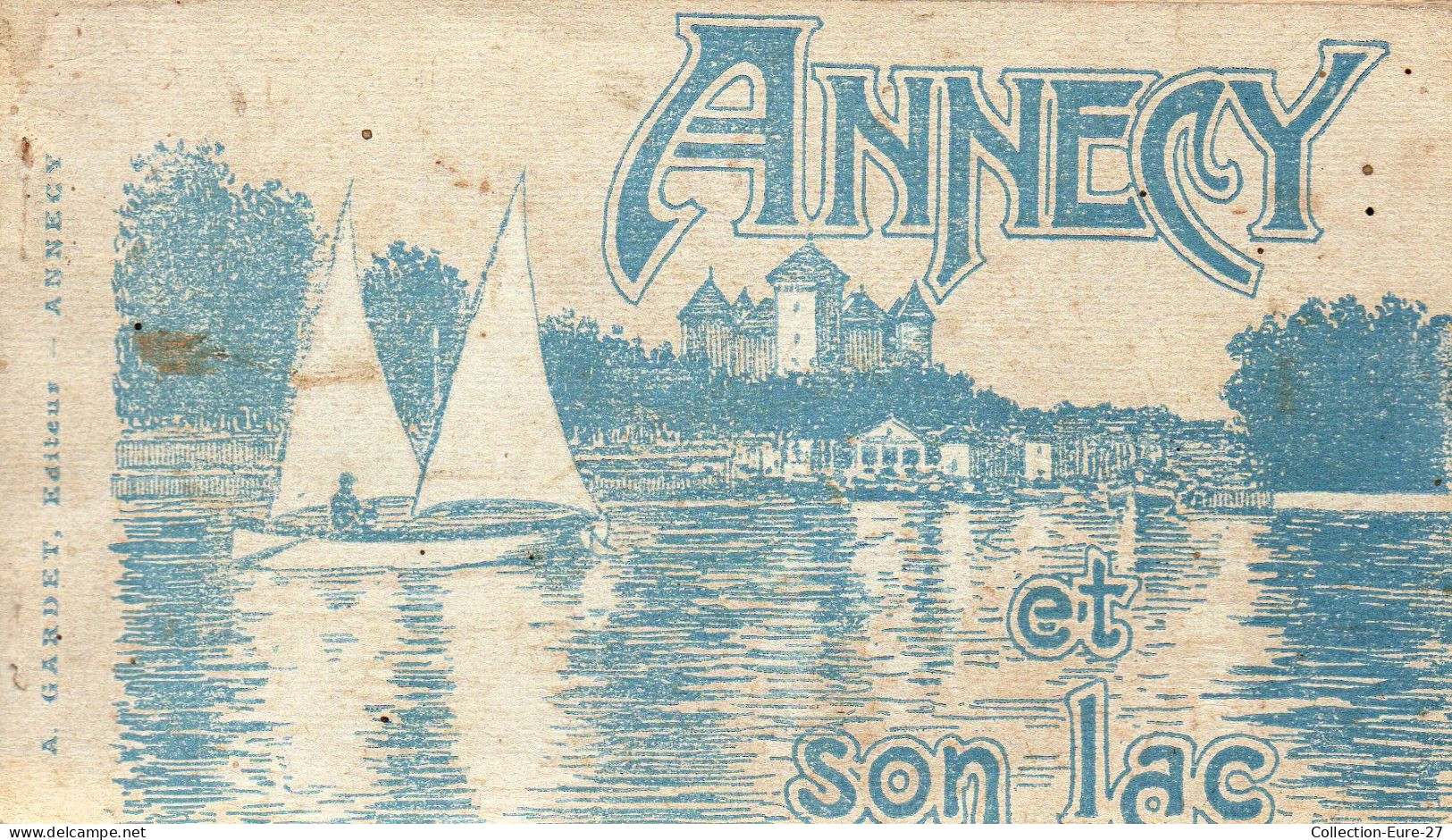 (25/04/24) 74-CPA ANNECY - CARNET INCOMPLET DE 23/24 CARTES - Annecy