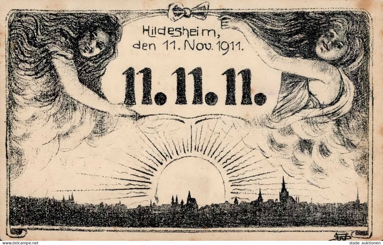 Hildesheim (3200) 11.11.11 Künstlerkarte I-II - Hildesheim