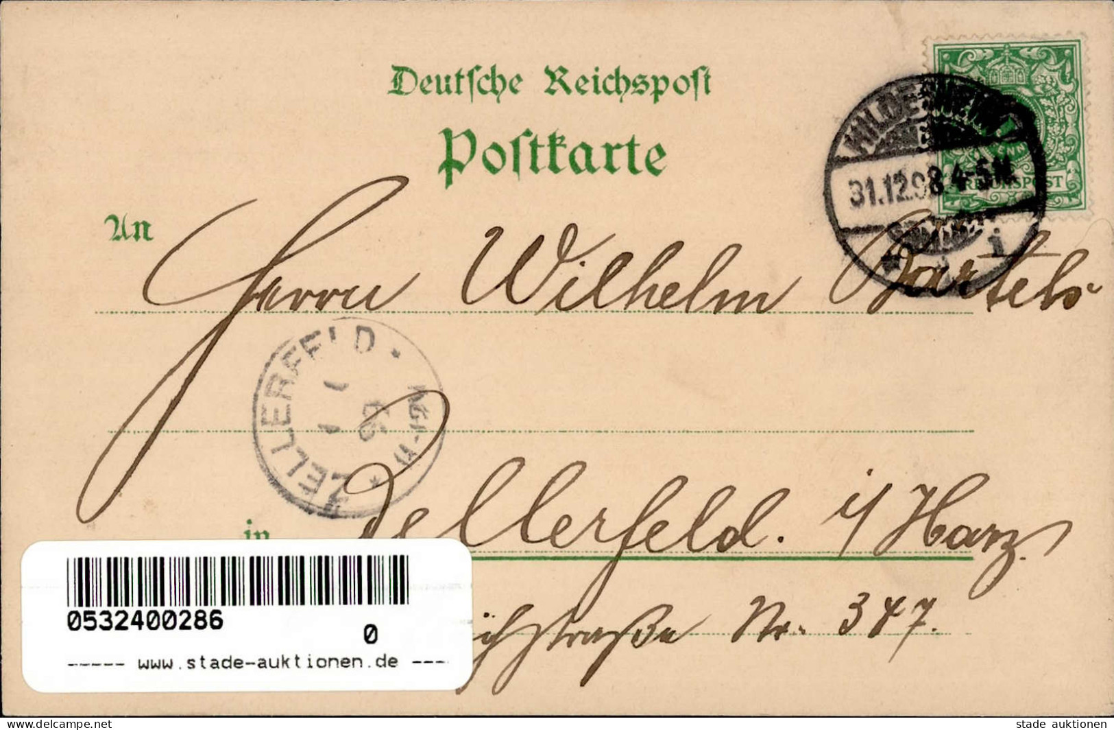 Hildesheim (3200) Gasthaus Auf Dem Galgenberg Handlung Auswahl 1898 I- - Hildesheim