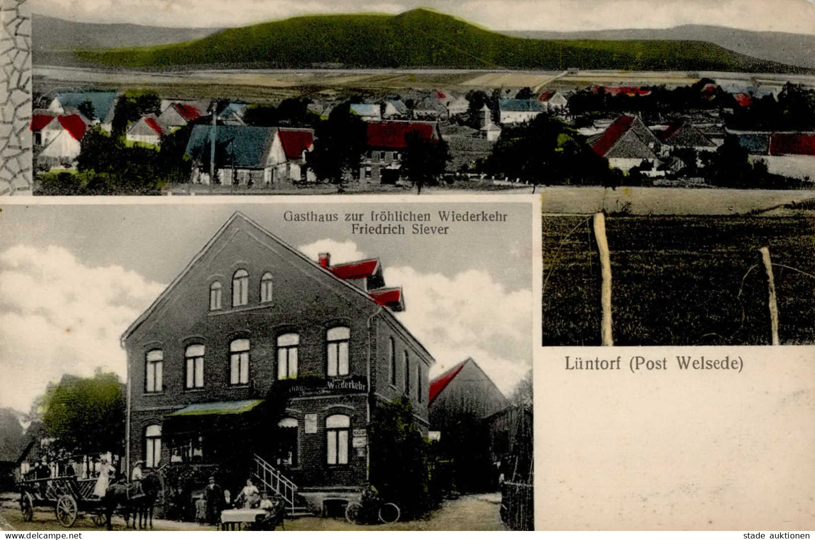 Lüntorf (3254) Gasthaus Zur Fröhlichen Wiederkehr I-II - Other & Unclassified