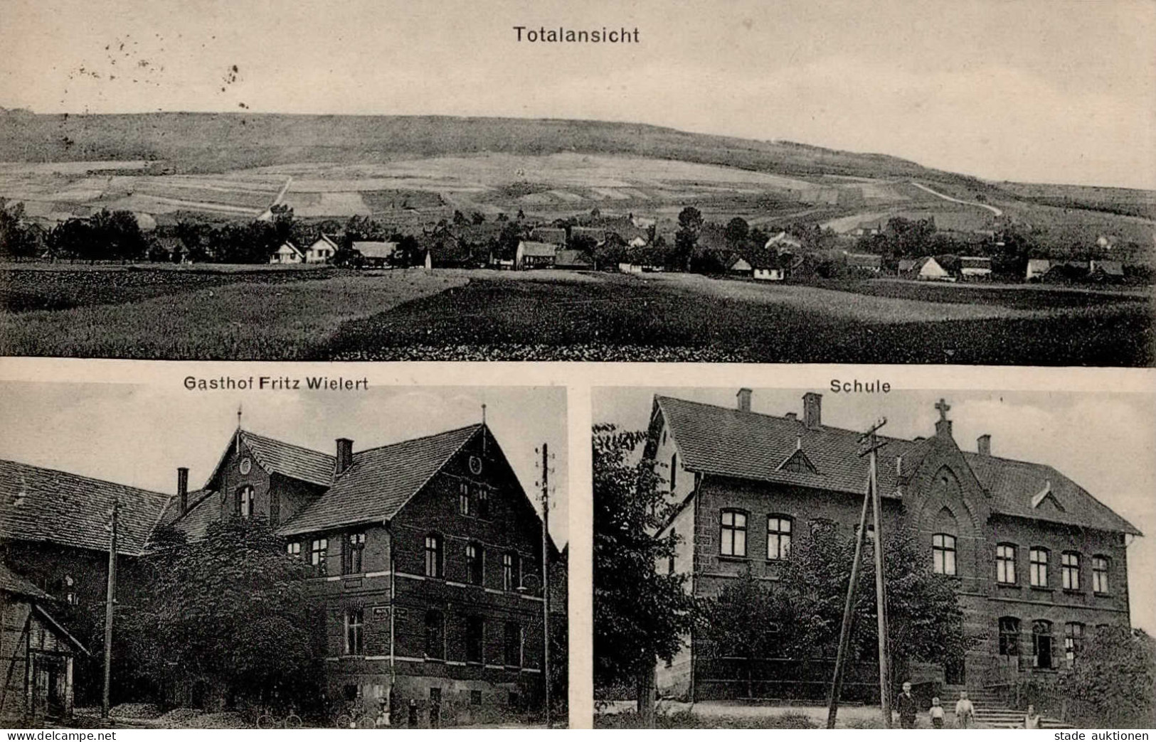 Wenzen (3352) Gasthaus Fritz Wielert Schule I-II - Other & Unclassified