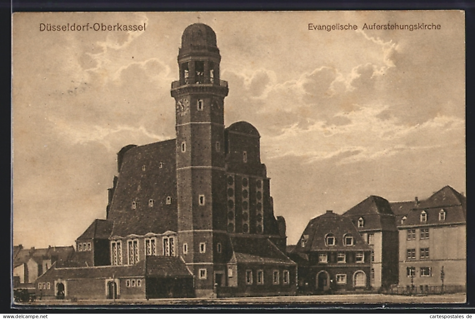 AK Düsseldorf-Oberkassel, Blick Auf Die Evangelische Auferstehungskirche  - Düsseldorf