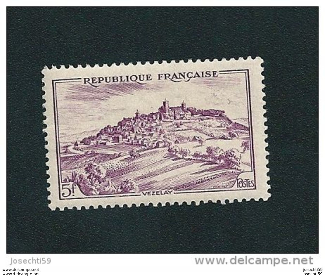 N° 759 Vezelay Timbre France Neuf  ** 1946 - Neufs