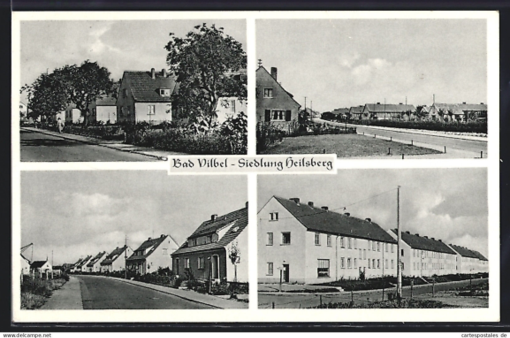 AK Bad Vilbel, Strassenpartien Der Siedlung Heilsberg  - Bad Vilbel