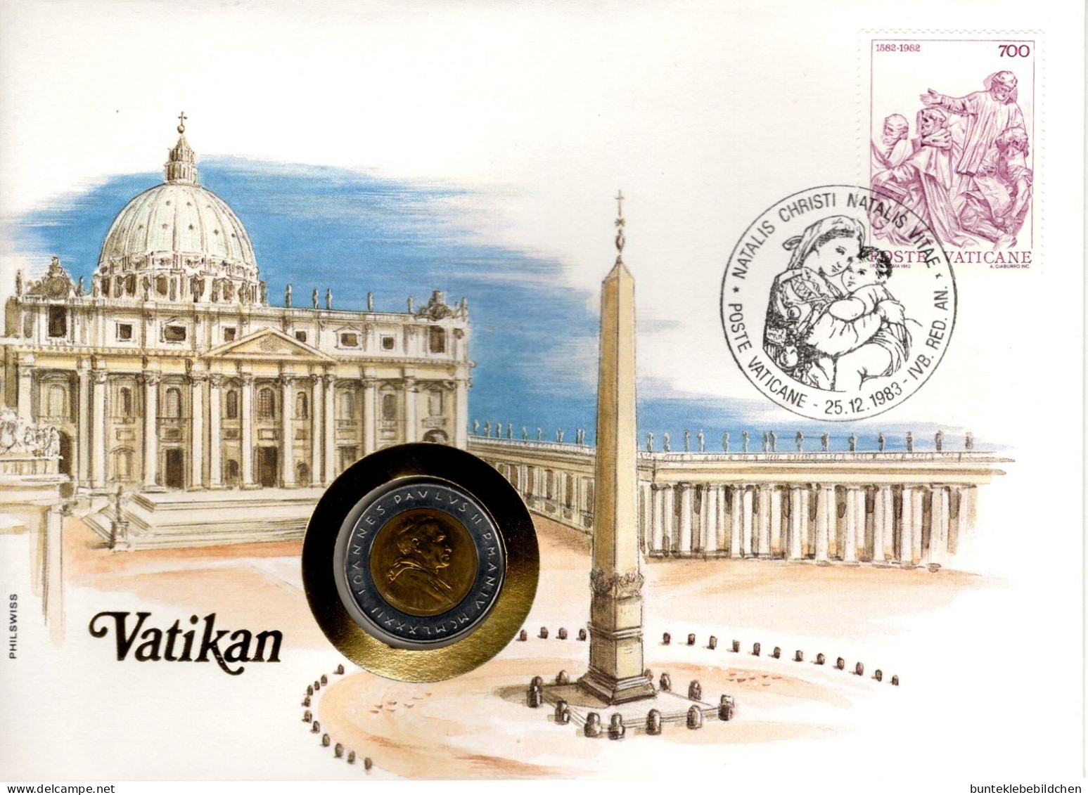 Numisbrief -  Vatikan - Vaticaanstad