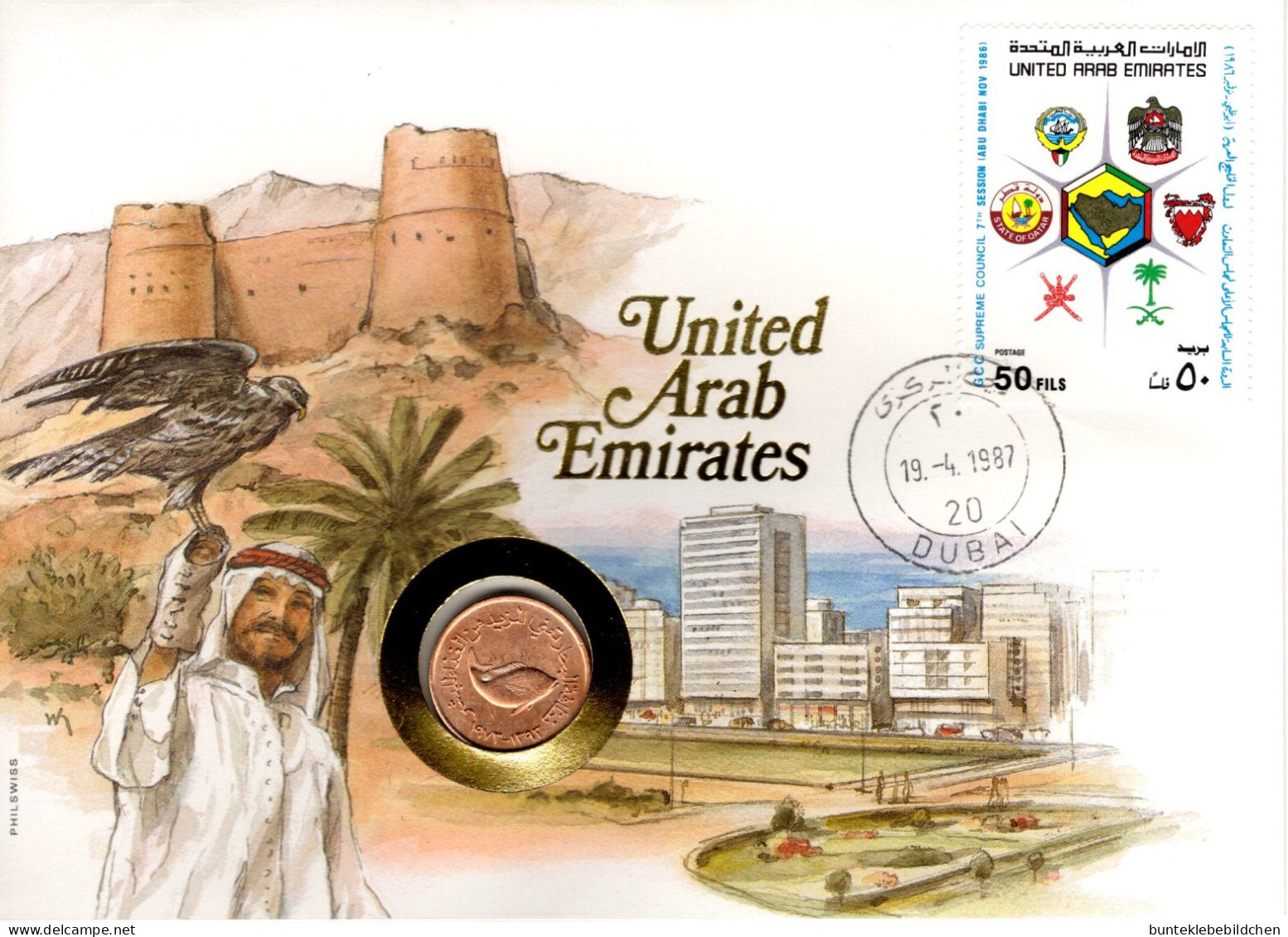 Numisbrief -  Ver. Arab. Emirate - Emiratos Arabes