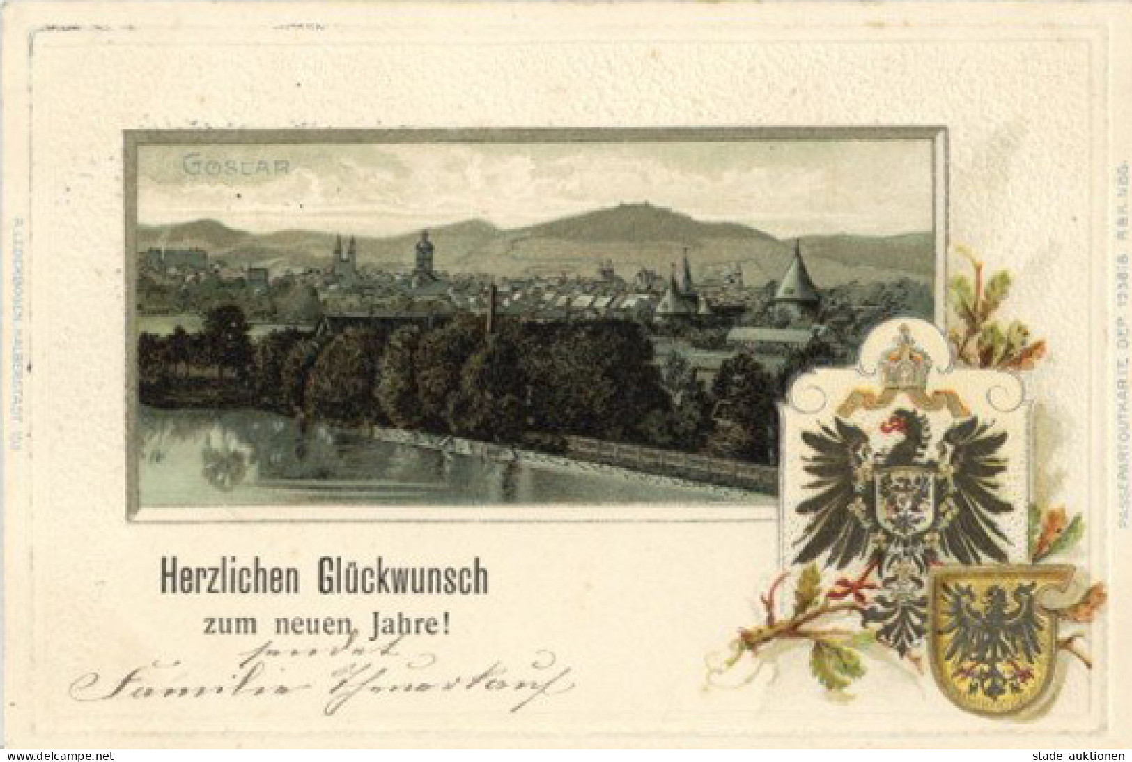 Goslar (3380) Präge-Karte 1903 I - Goslar