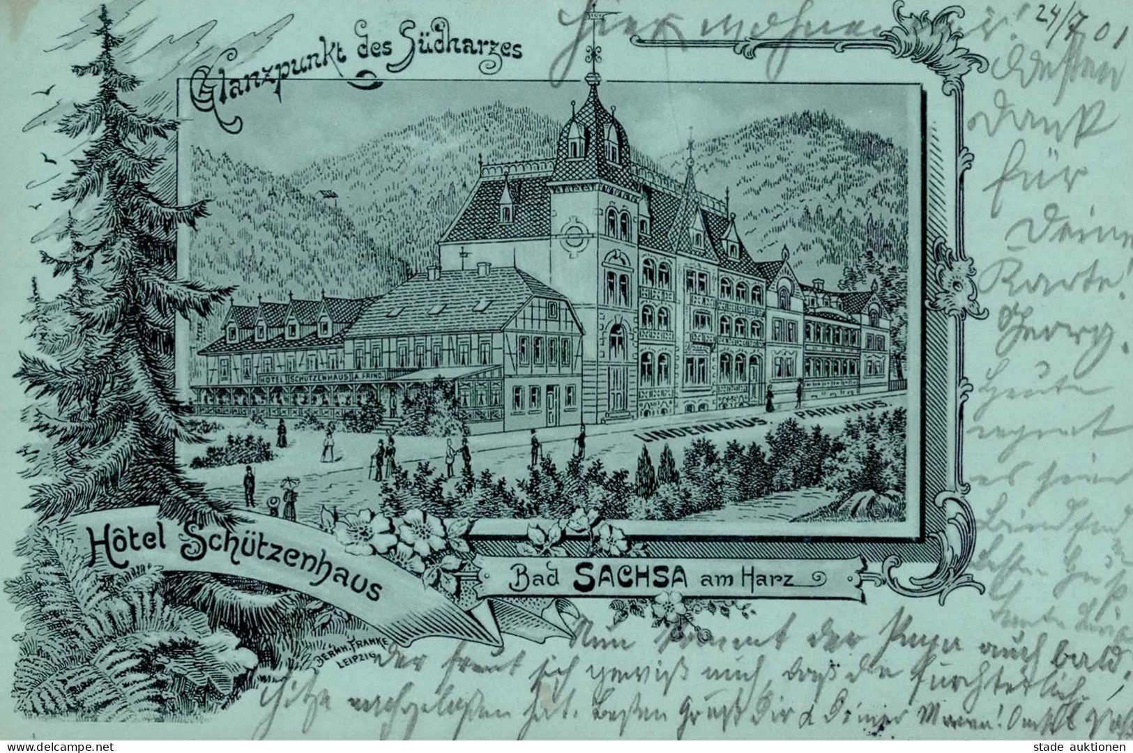 Bad Sachsa (3423) Hotel Schützenhaus 1901 I - Bad Sachsa