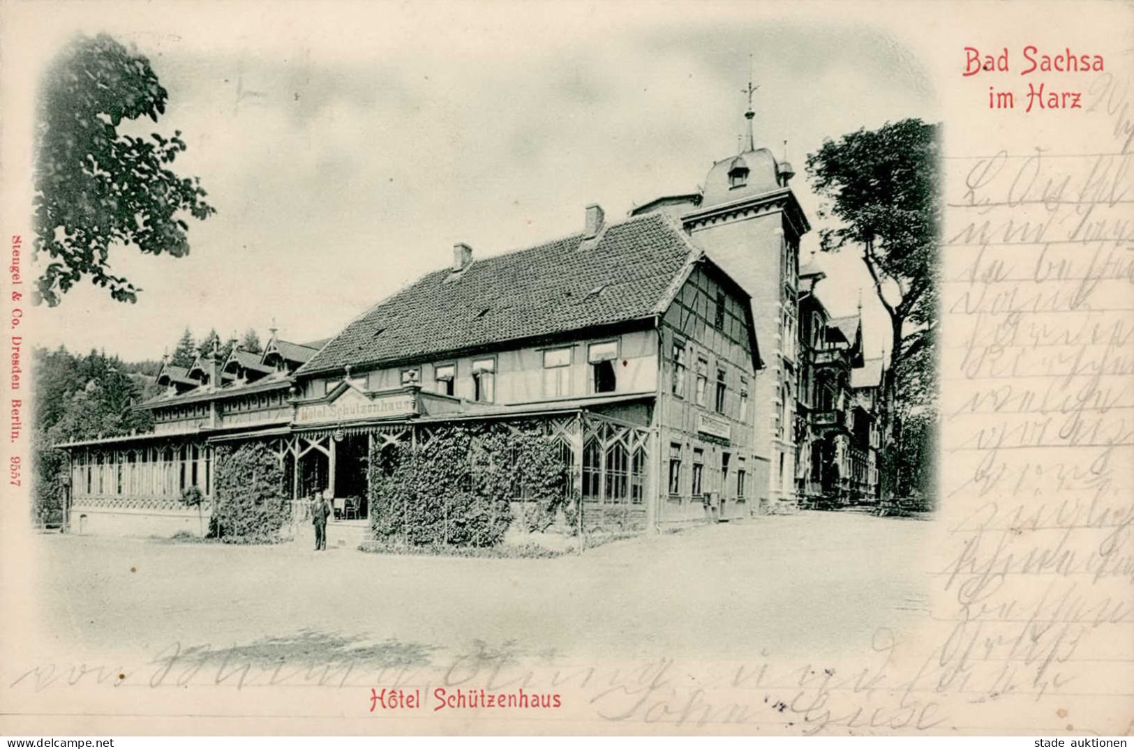 Bad Sachsa (3423) Hotel Schützenhaus 1905 I- - Bad Sachsa