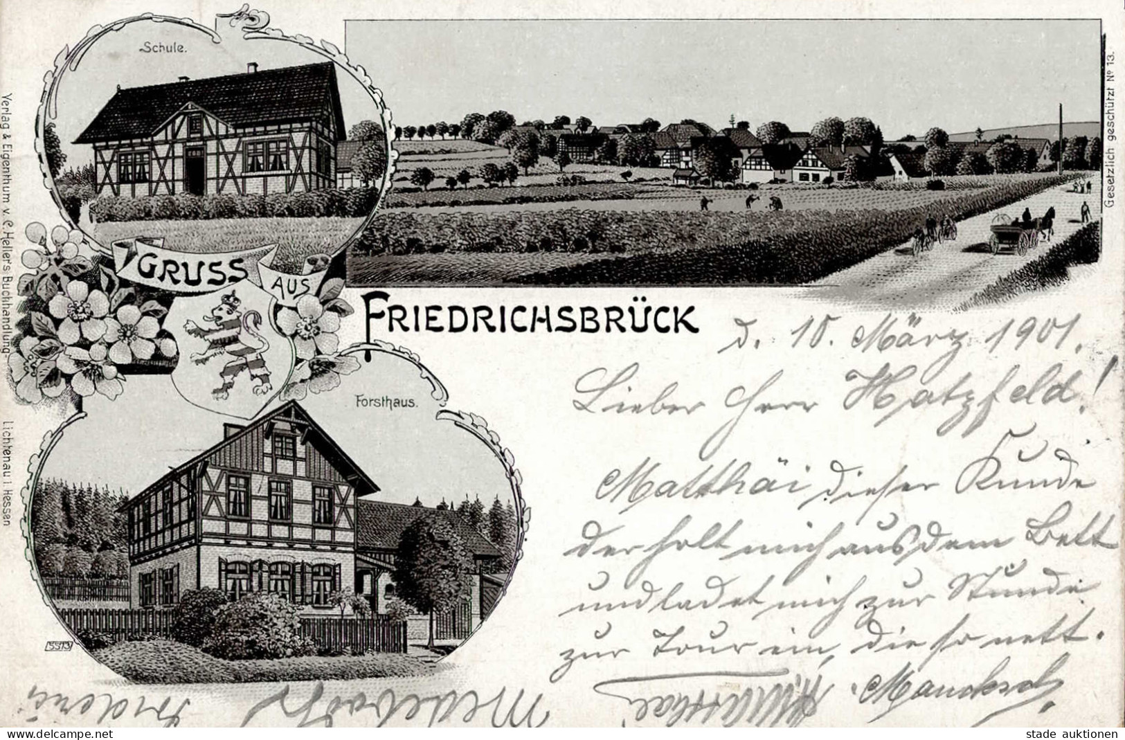 FRIEDRICHSBRÜCK (3436) - Forsthaus Schule  I-II - Other & Unclassified